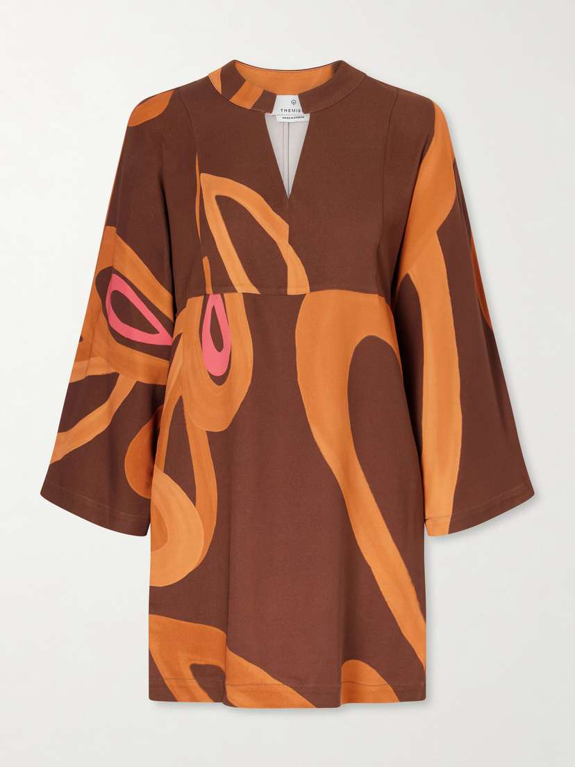 Themis Z Amalthea Sabra Faille Mini Dress