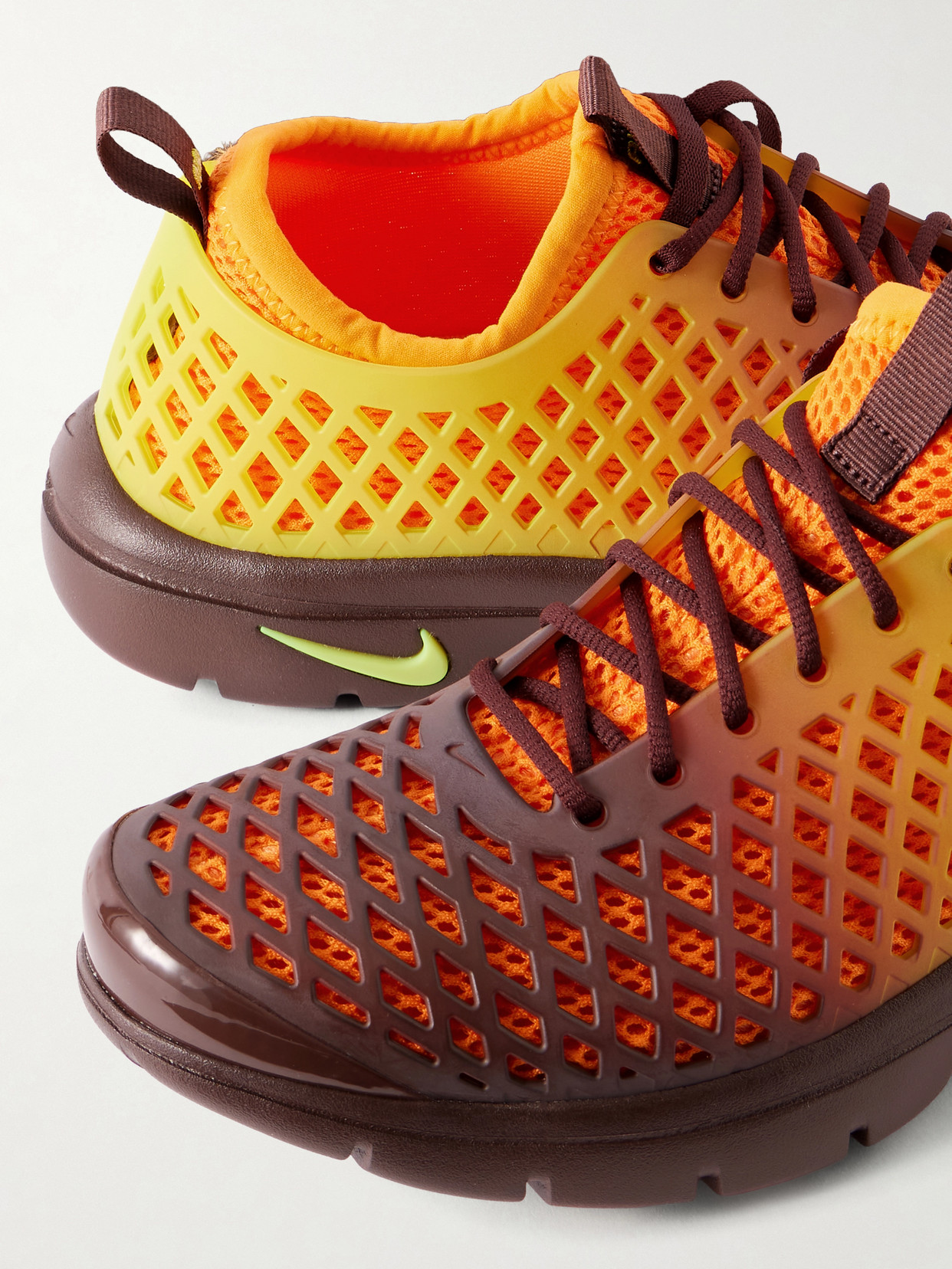 Rejuven8 Mesh-Trimmed Rubber Sneakers