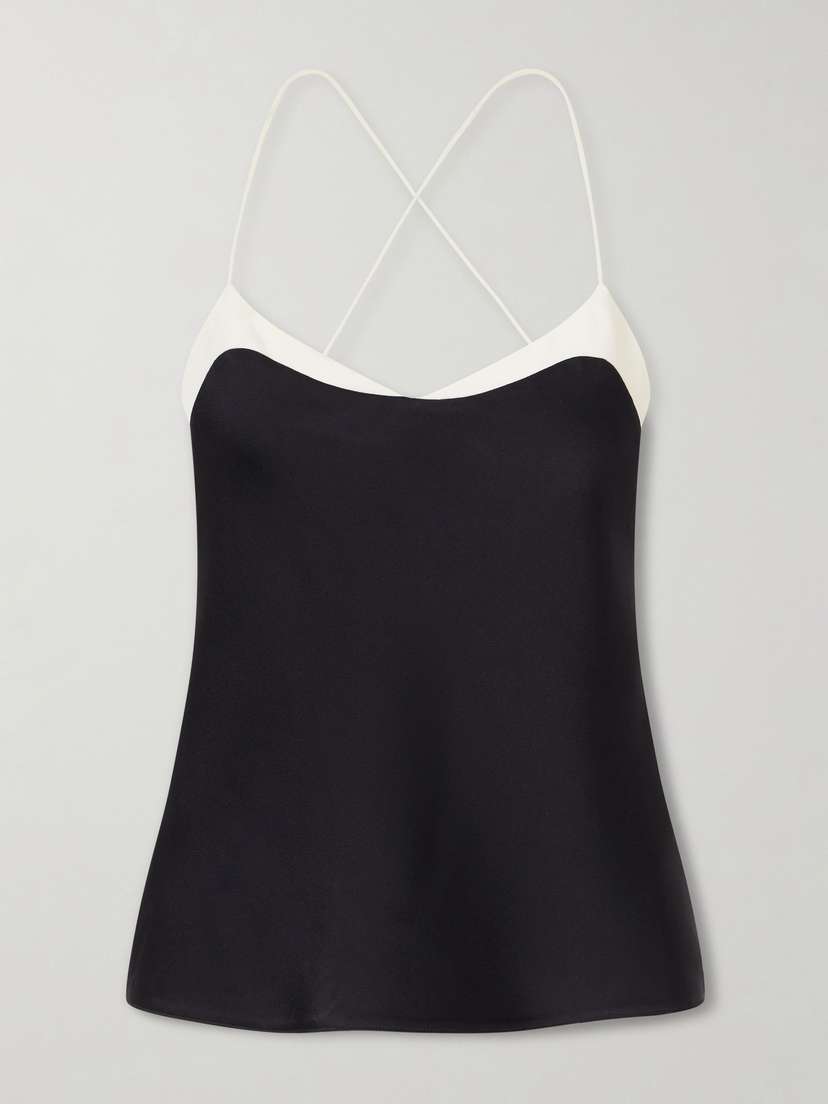 Tom Ford Two-tone Satin Camisole