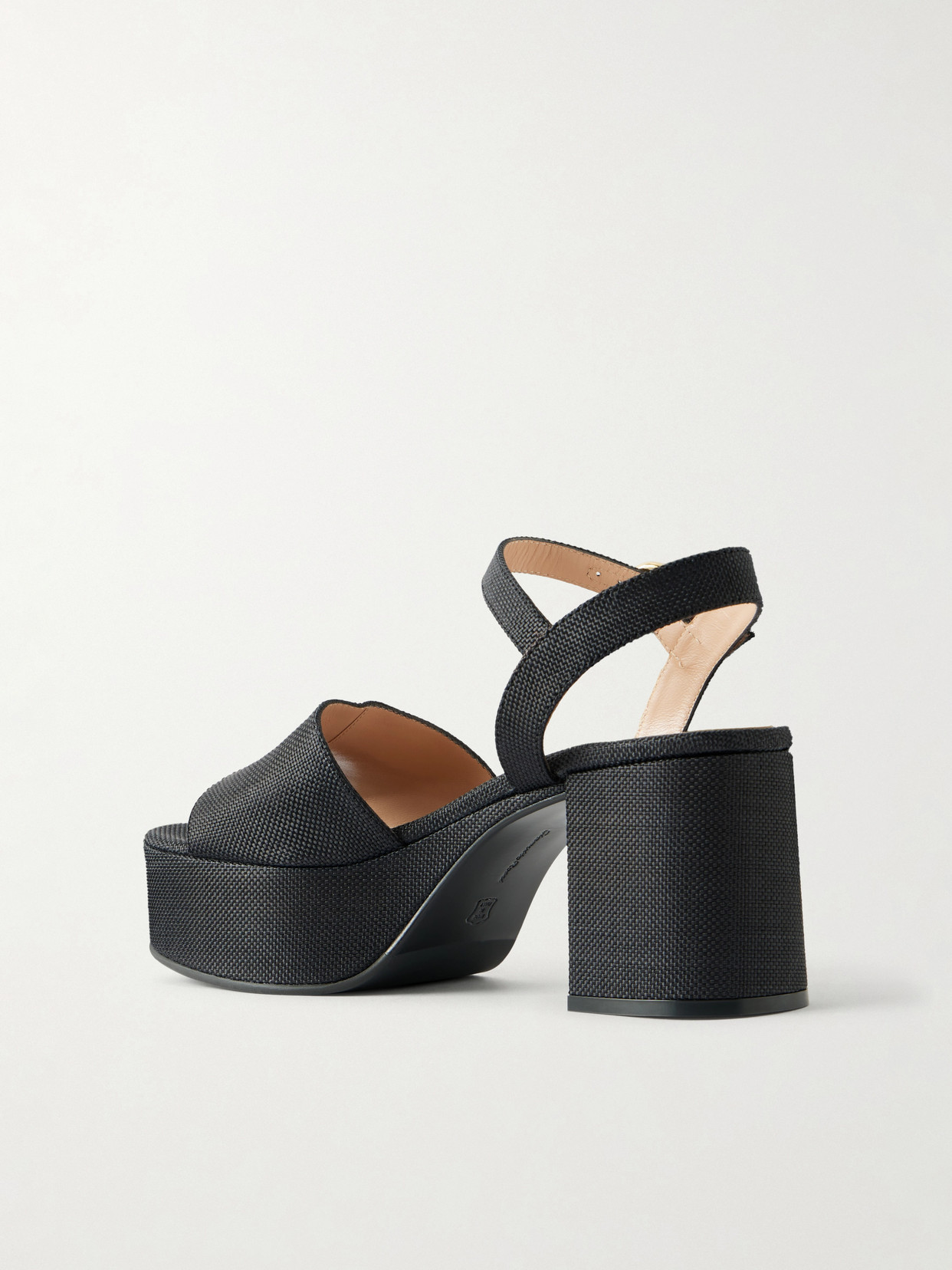 Carol 35 Raffia Platform Sandals