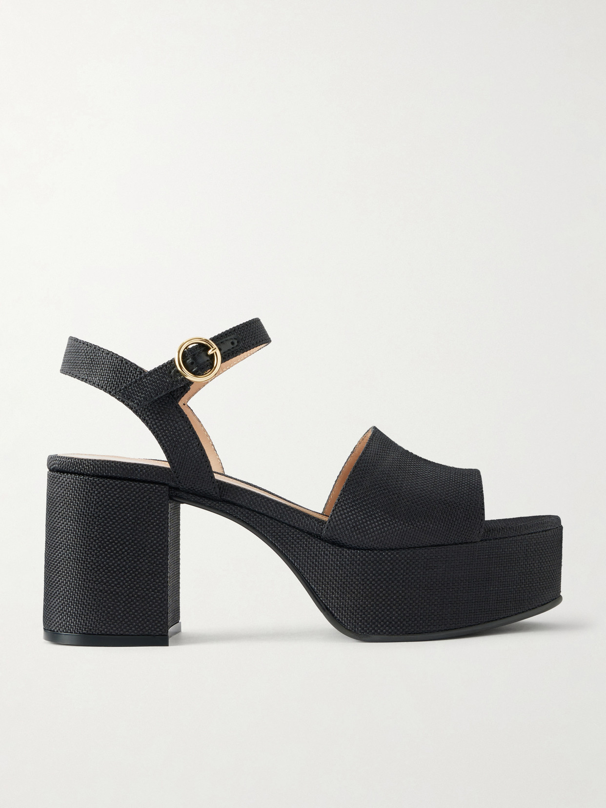 Carol 35 Raffia Platform Sandals