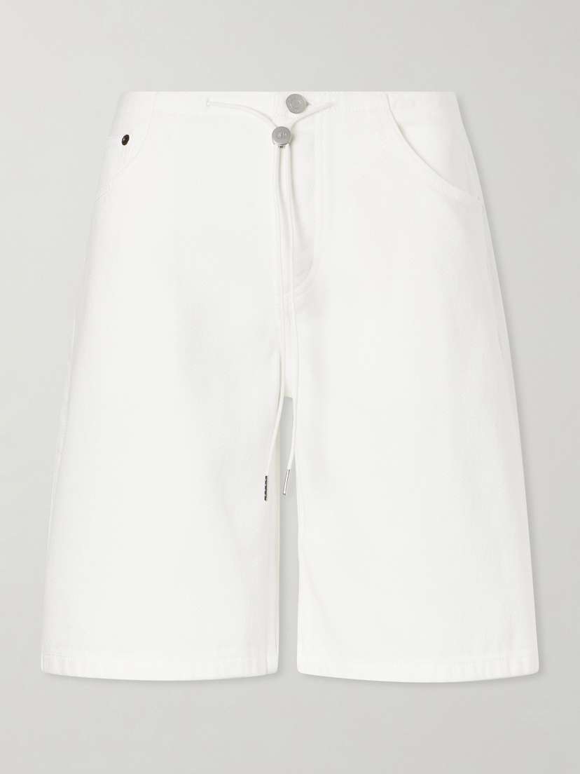 STILL HERE Low-rise Denim Shorts