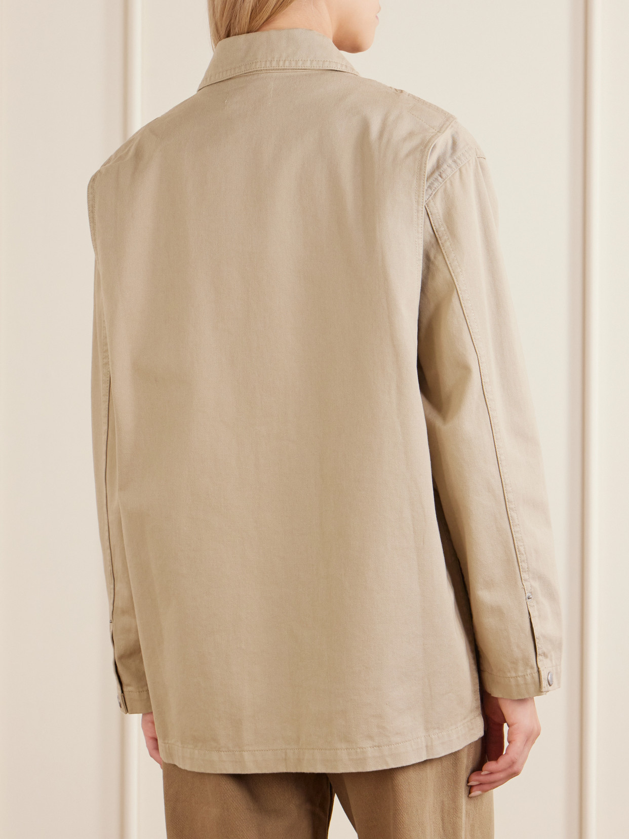 Still Here Barn Cotton Jacket In Neutral
