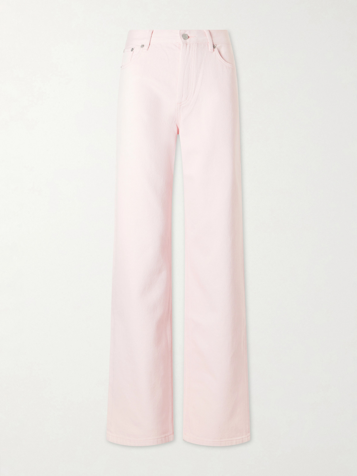 Still Here Everyday Straight-leg Jeans In Pink