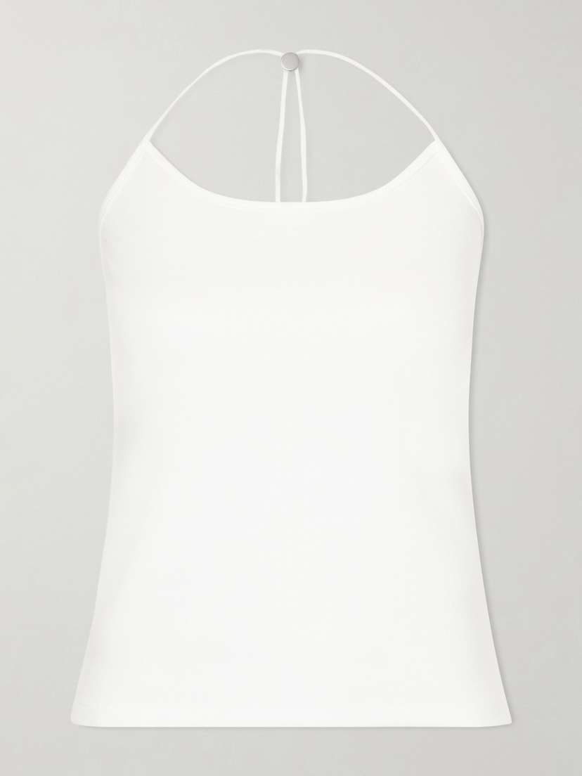 STILL HERE Toggle Cotton Tank Top