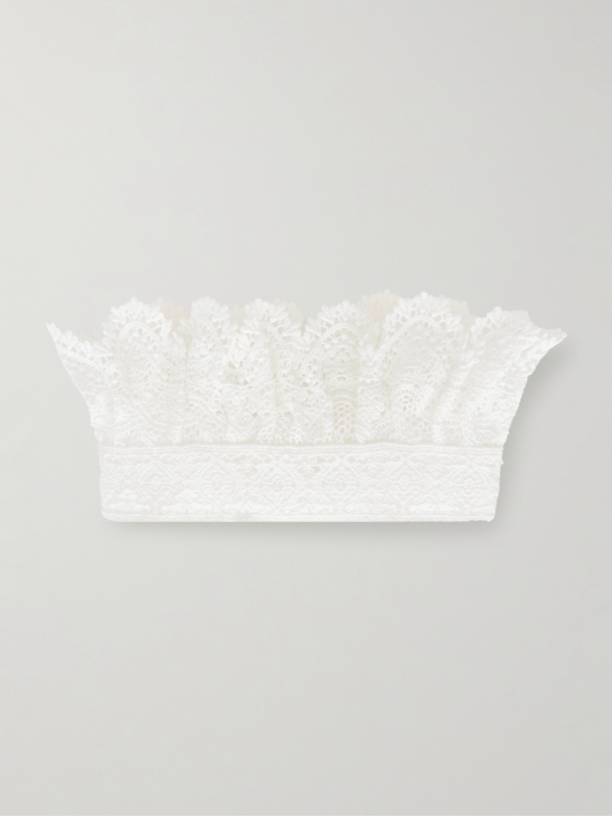 Erdem Cotton-lace Collar In White