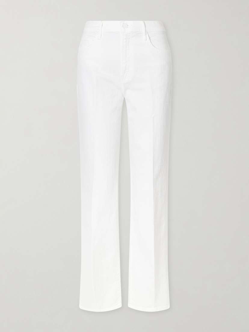 Mother The Kick It High-rise Straight-leg Jeans