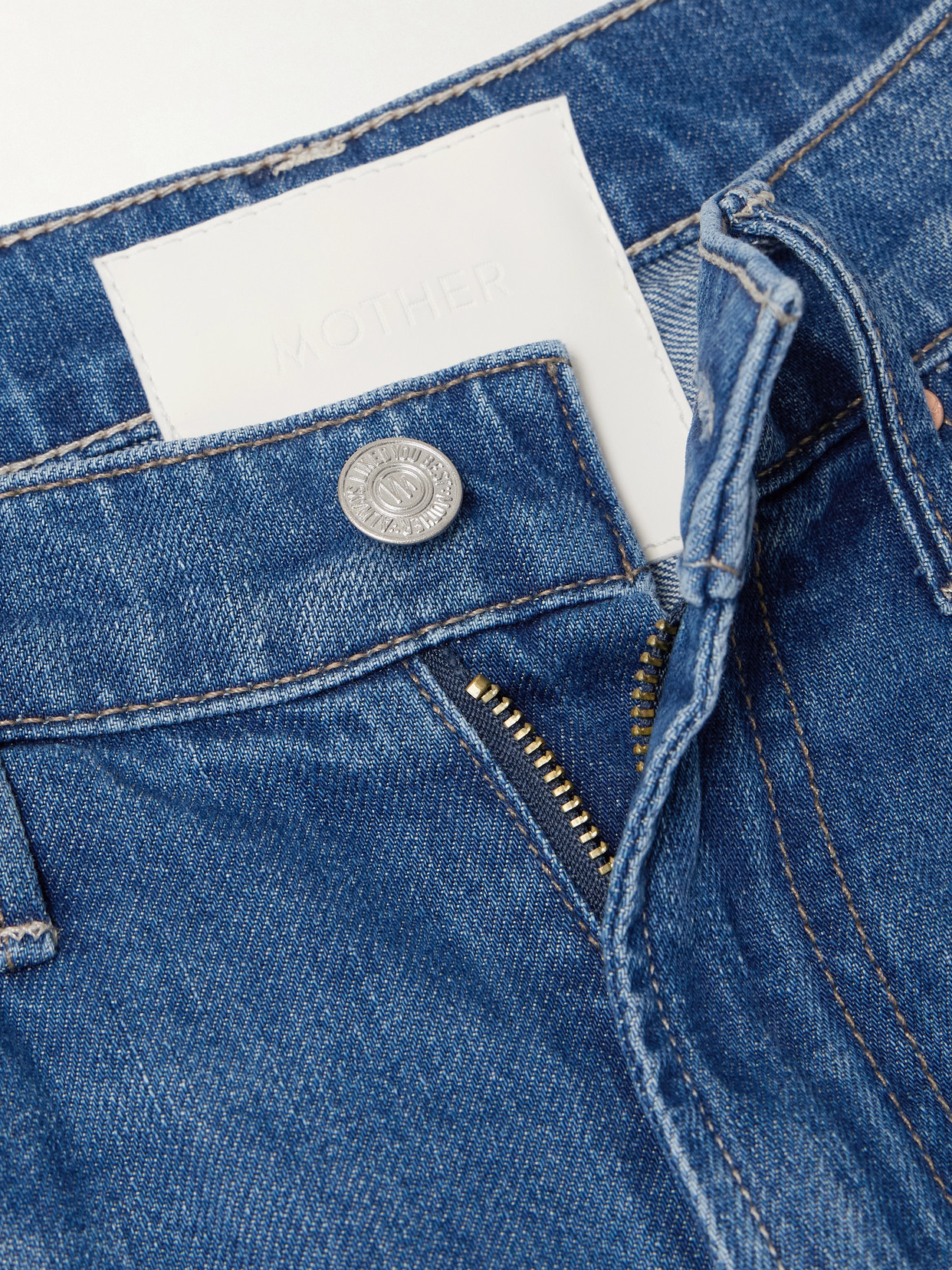 The Maven Skimp Mid-Rise Straight-Leg Jeans