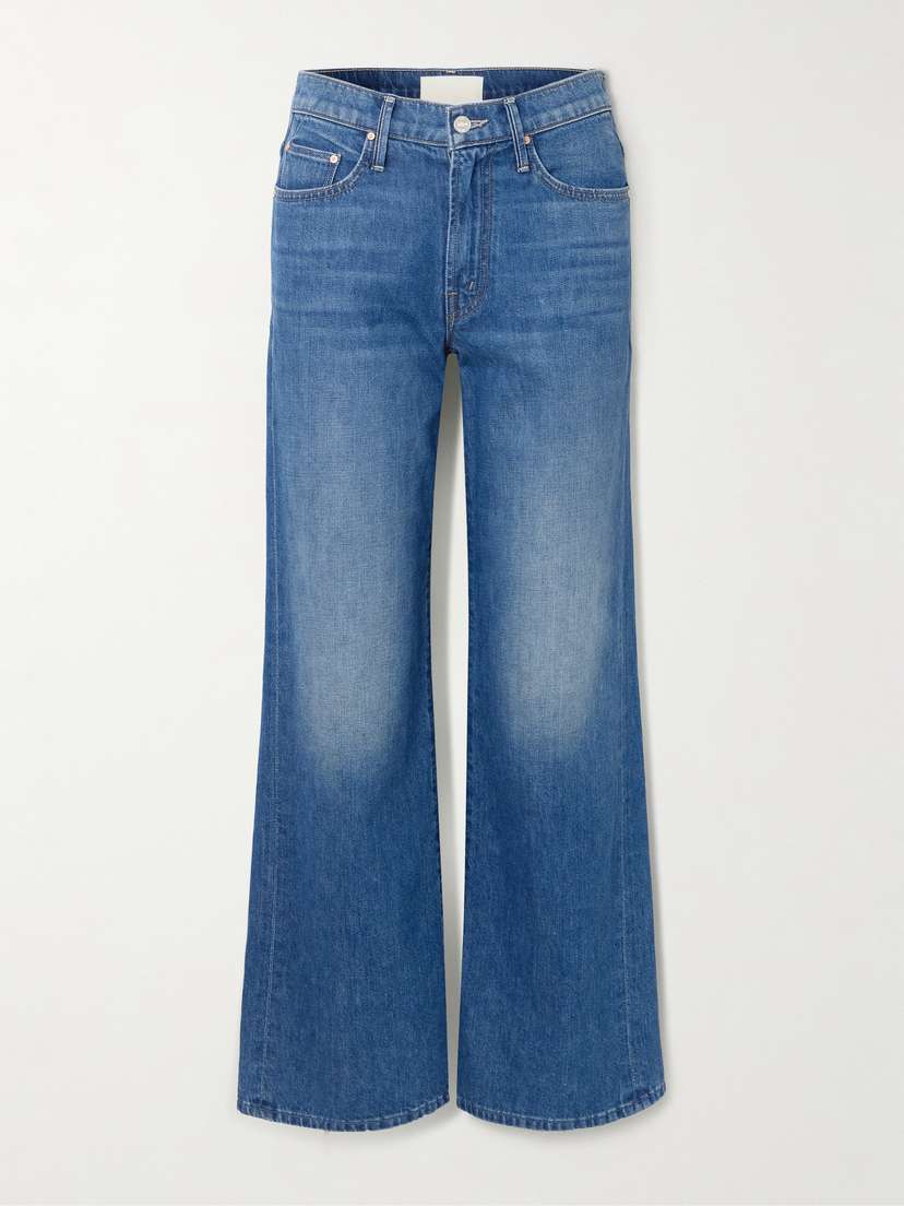 Mother The Maven Skimp Mid-rise Straight-leg Jeans