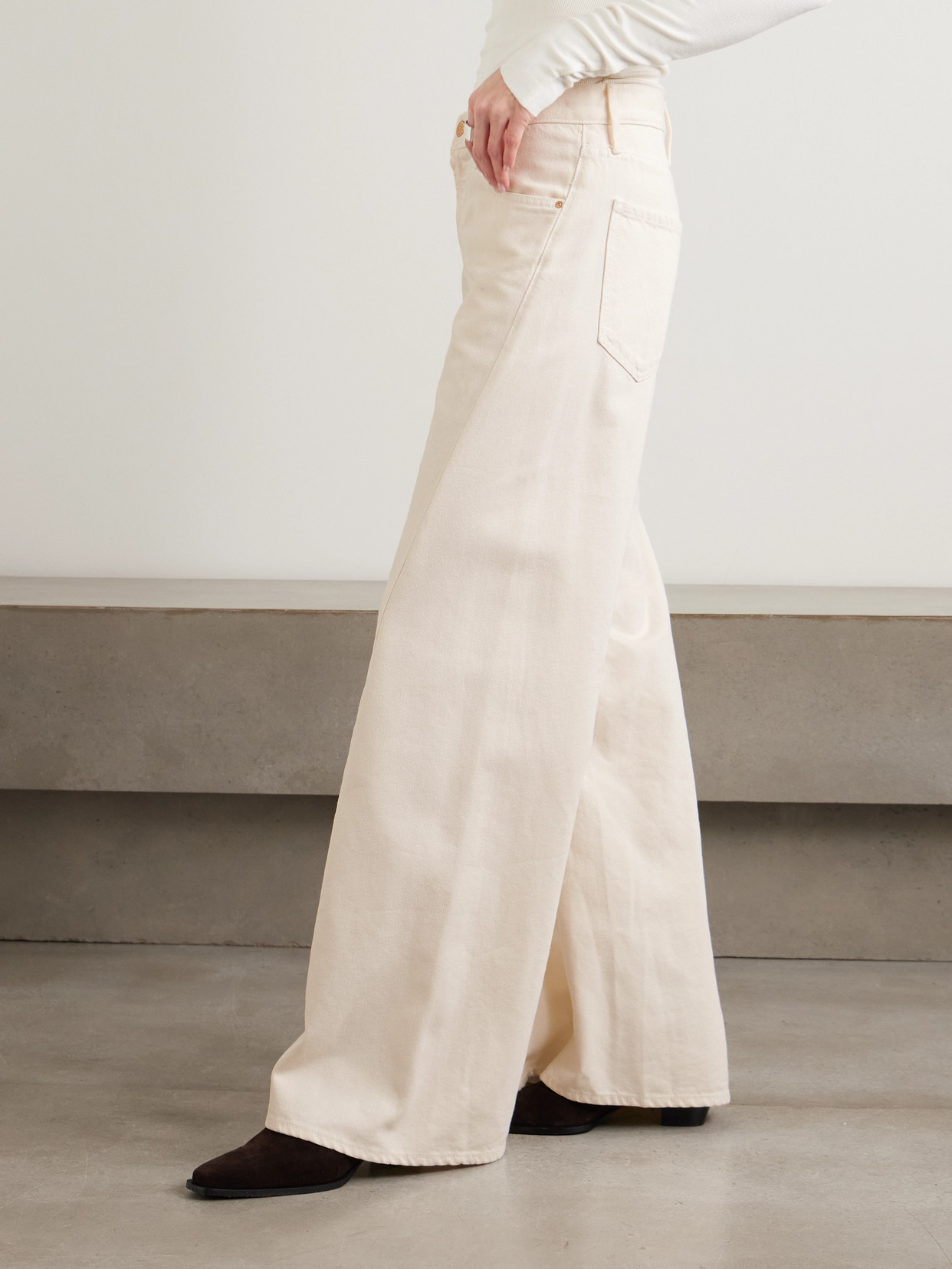 Snacks! The Lemon Twist Sneak High-Rise Wide- Leg