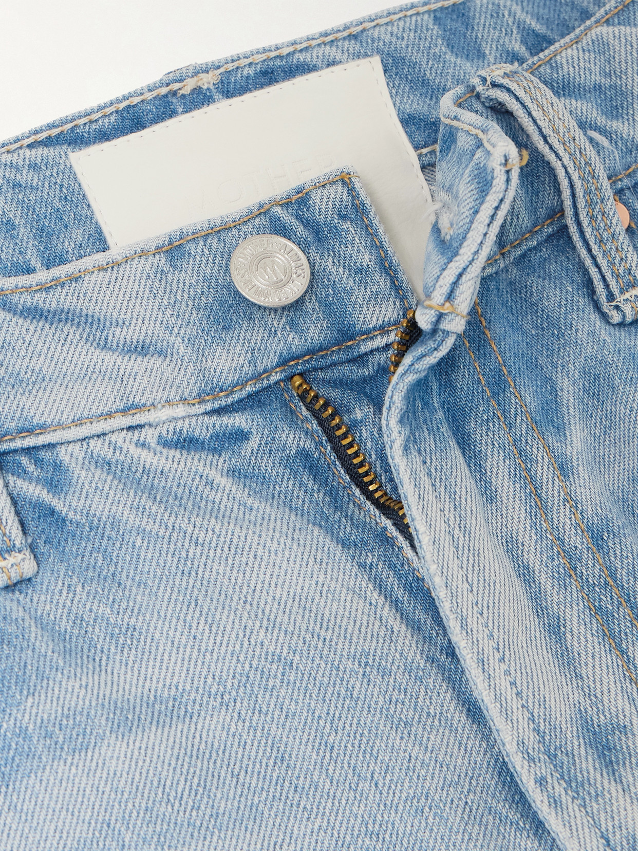The Rambler Zip Flood High-Rise Straight-Leg Jeans