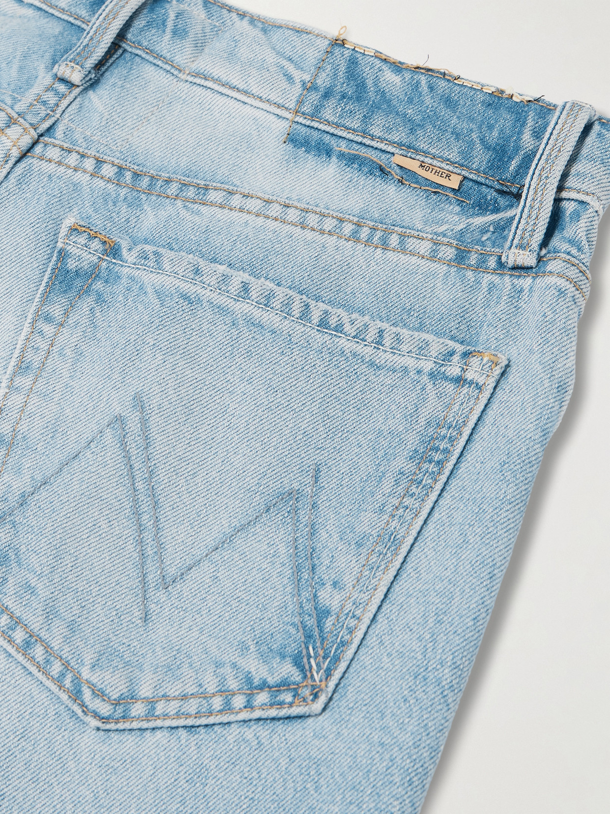 The Rambler Zip Flood High-Rise Straight-Leg Jeans
