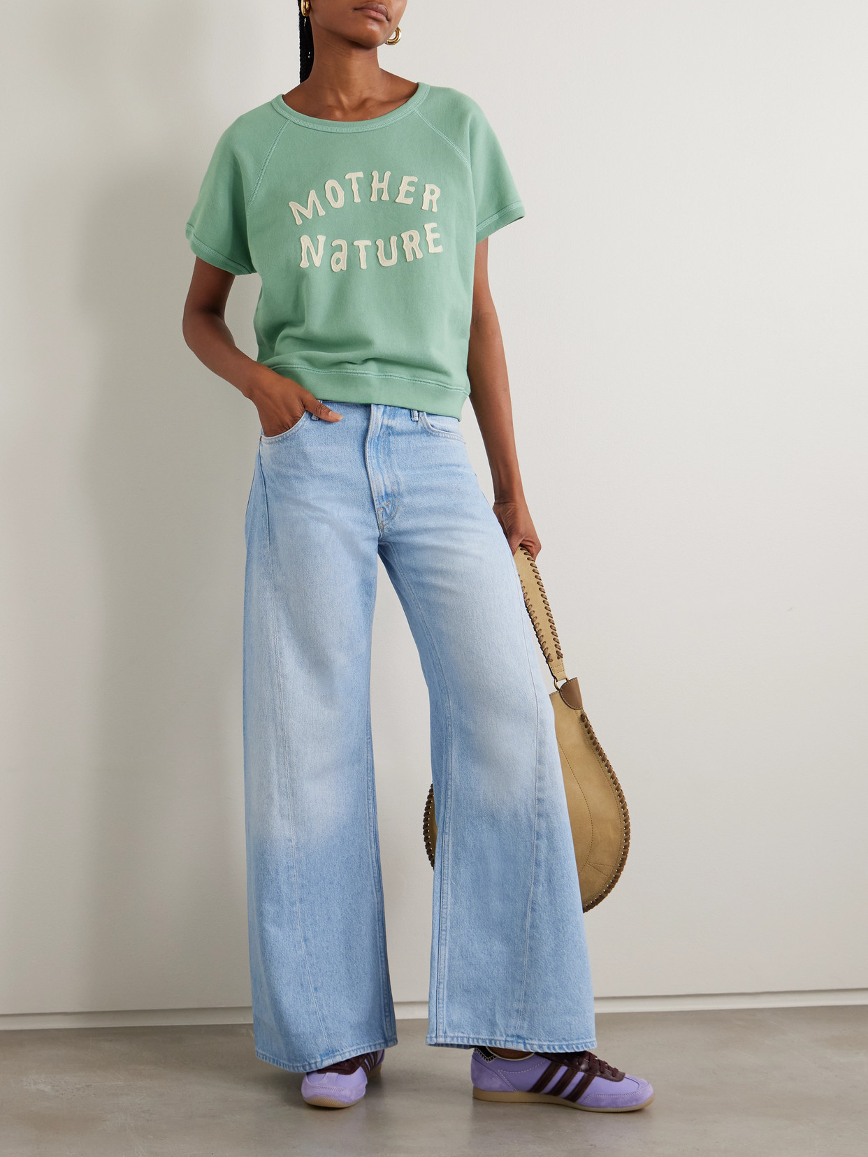 Appliquéd Cotton-Jersey Sweatshirt