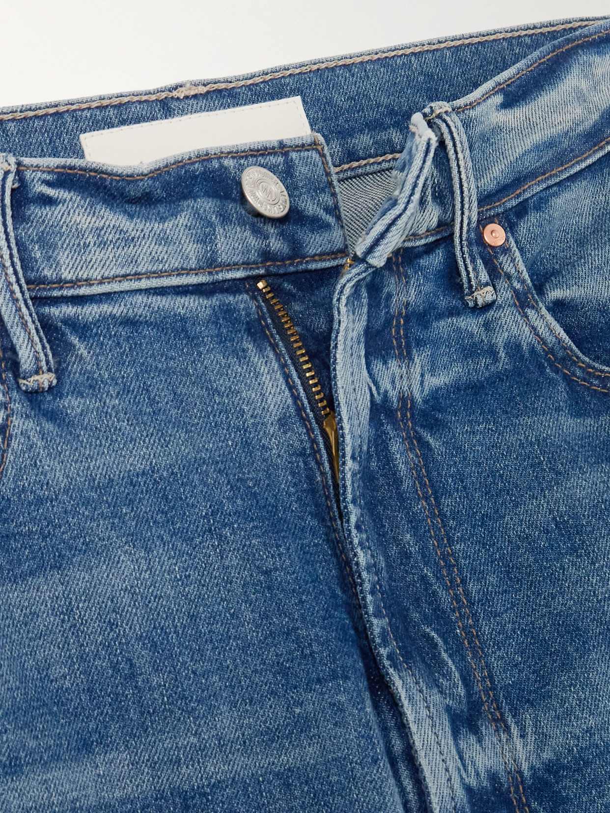 Tunnel Vision Sneak High-Rise Straight-Leg Jeans