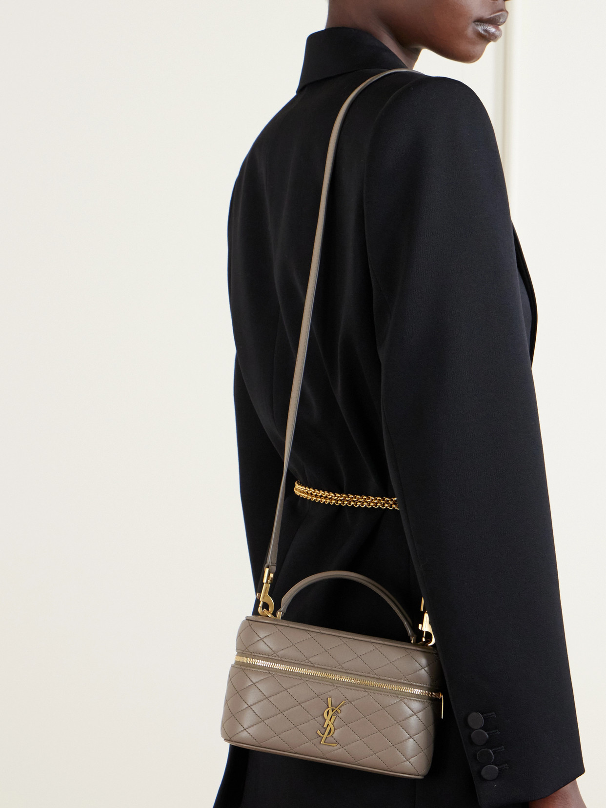 Gaby Vanity Mini Quilted Shoulder Bag