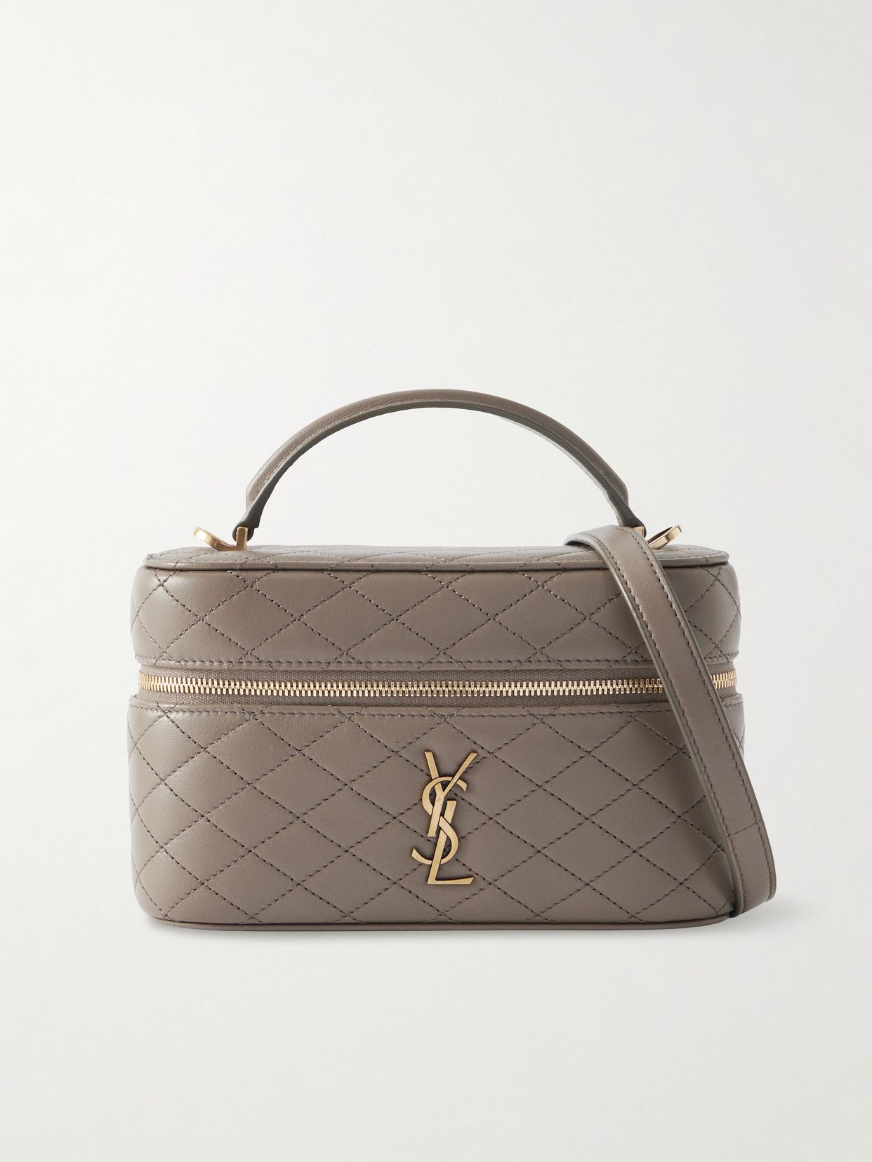 gaby vanity mini quilted leather shoulder bag