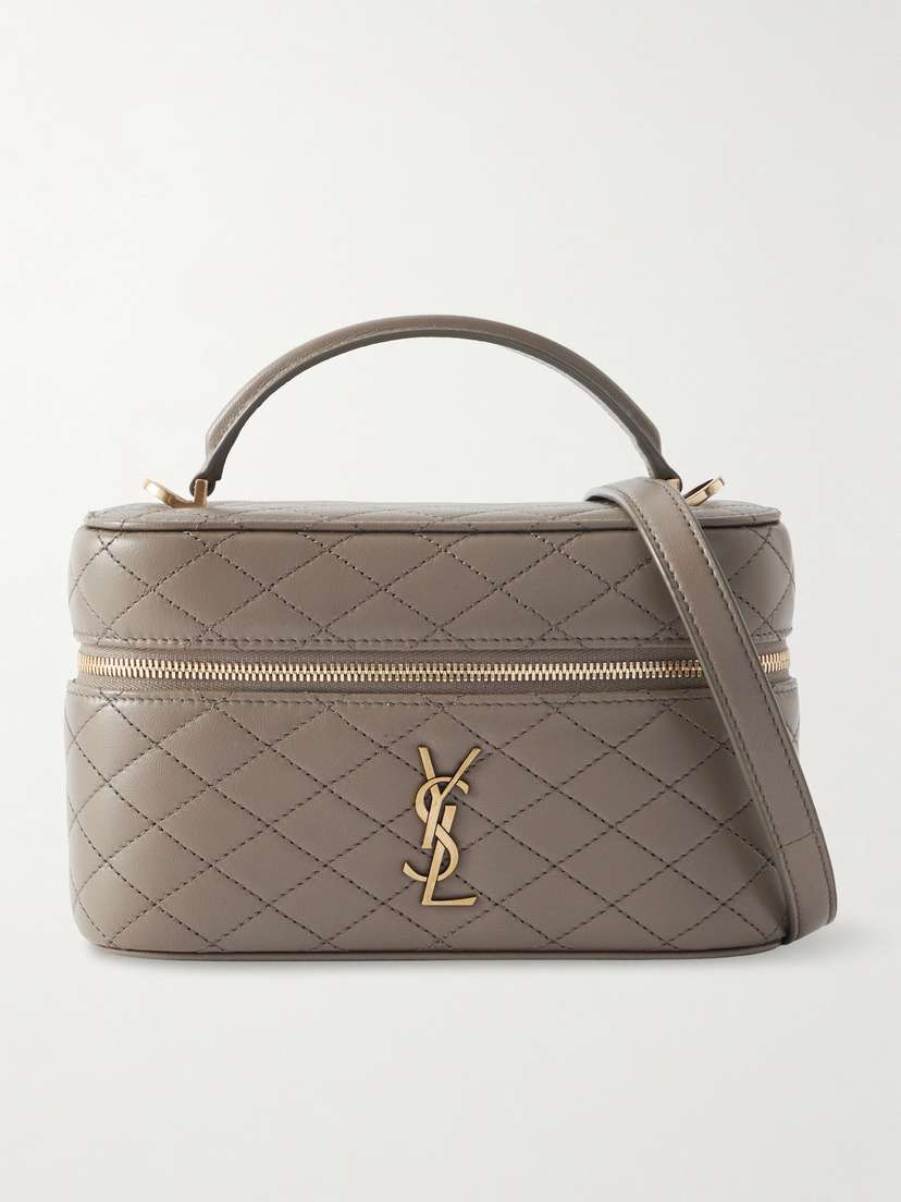 Saint Laurent Gaby Vanity Mini Quilted Leather Shoulder Bag
