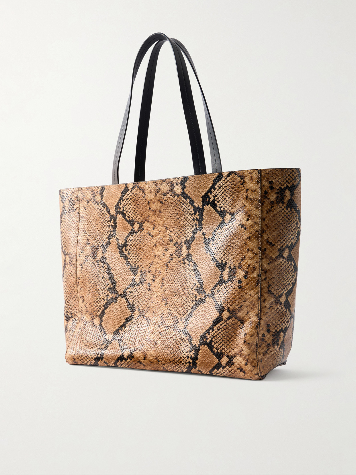 Keith Medium Animal-Print Leather Tote