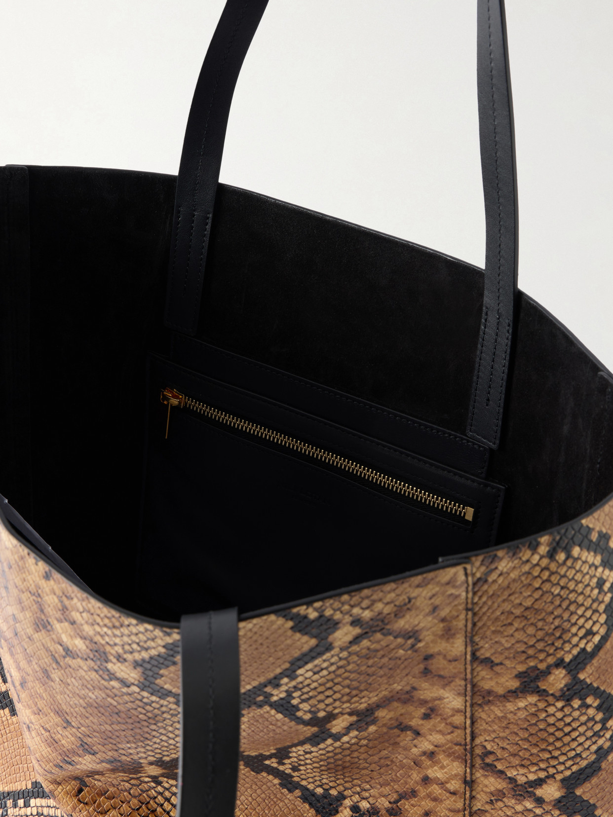 Keith Medium Animal-Print Leather Tote