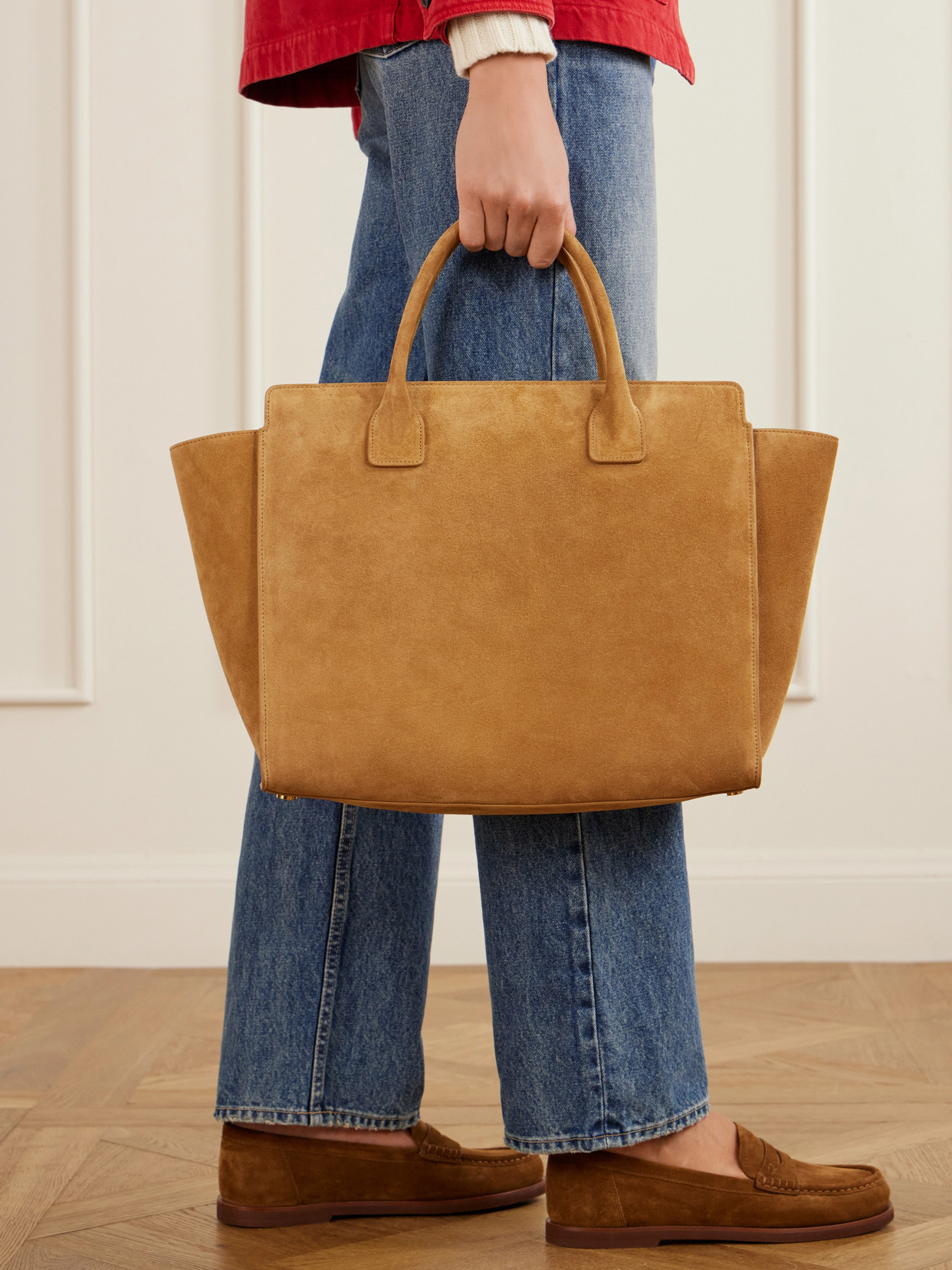 Bianca Suede Tote