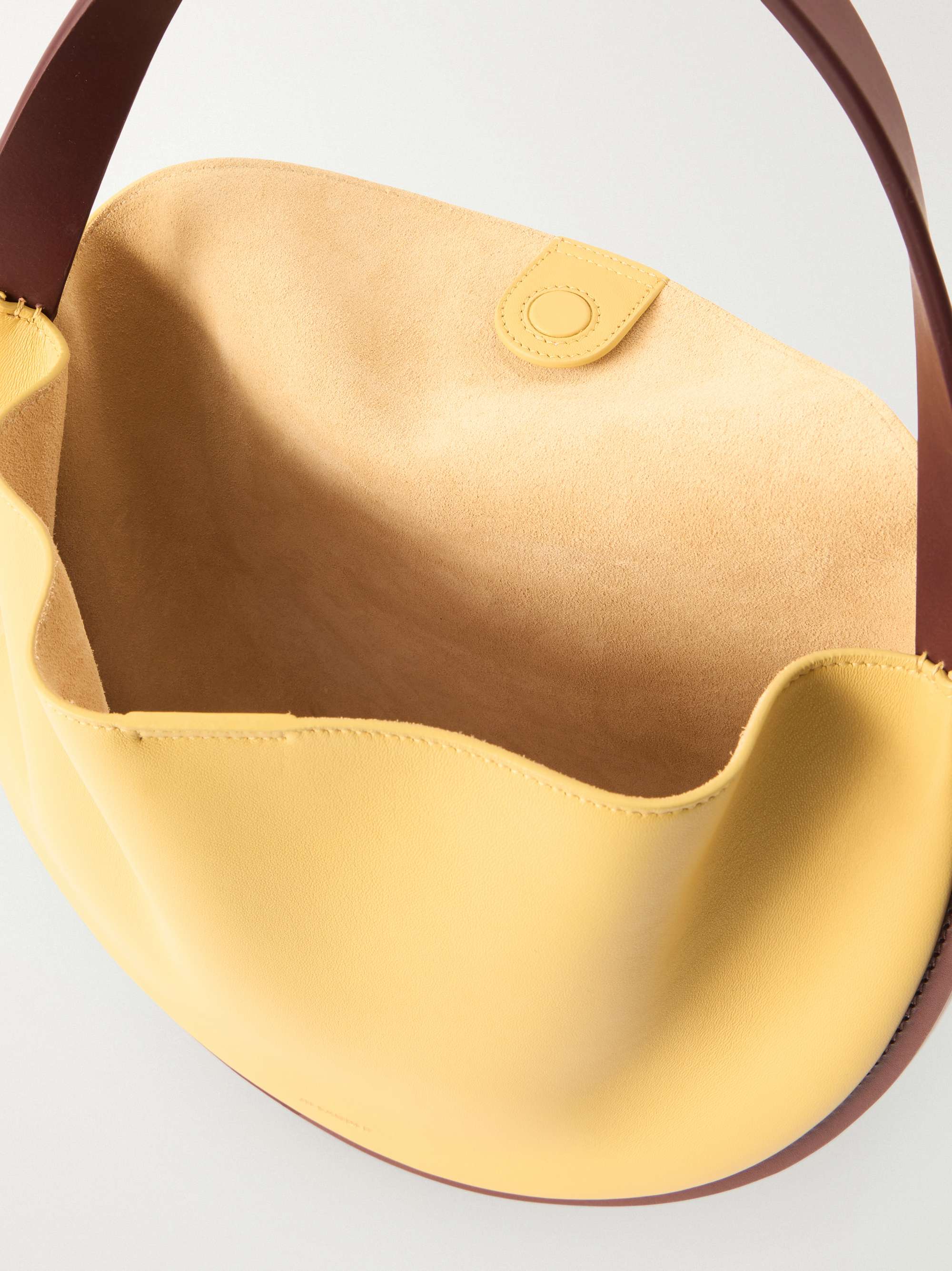 JIL SANDER Pivot leather shoulder bag | NET-A-PORTER