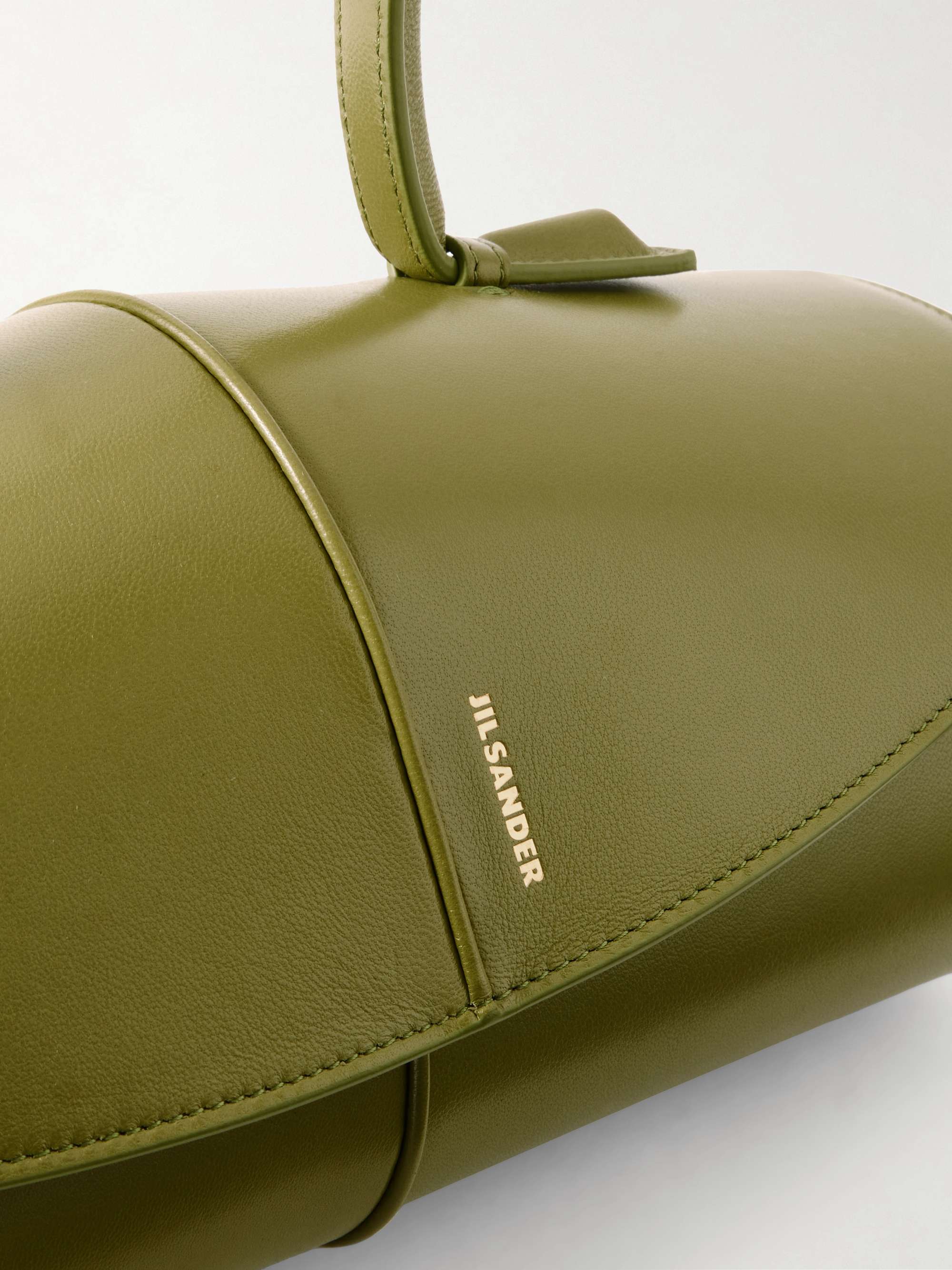 JIL SANDER Linea leather shoulder bag | NET-A-PORTER