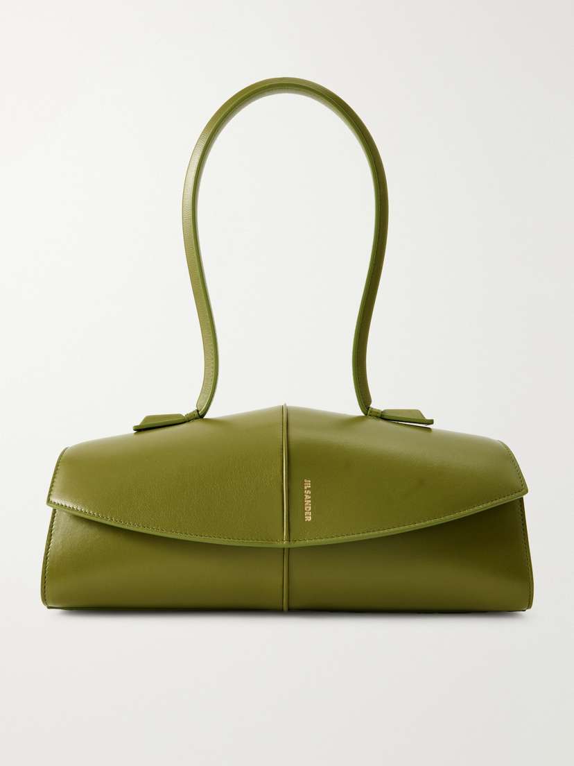 Jil Sander Linea Leather Shoulder Bag