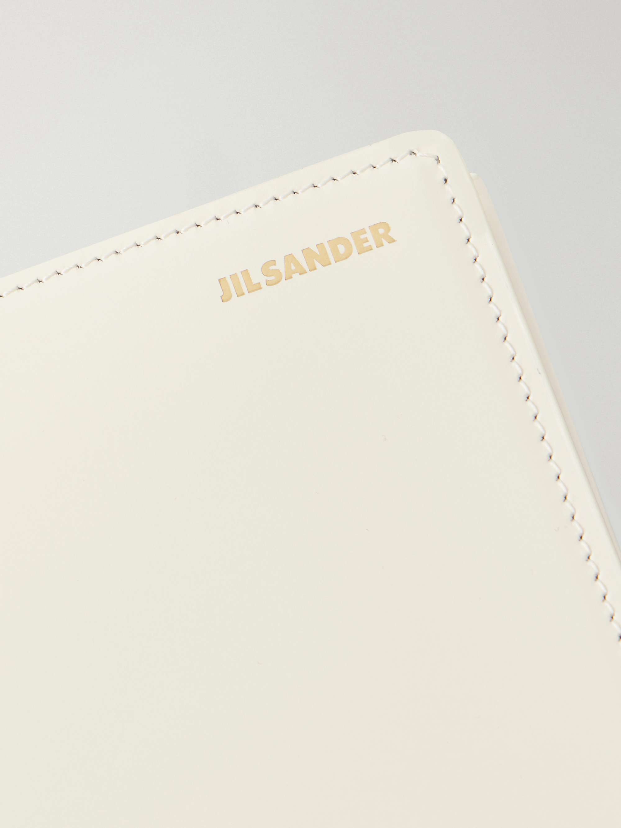 JIL SANDER File medium leather shoulder bag | NET-A-PORTER