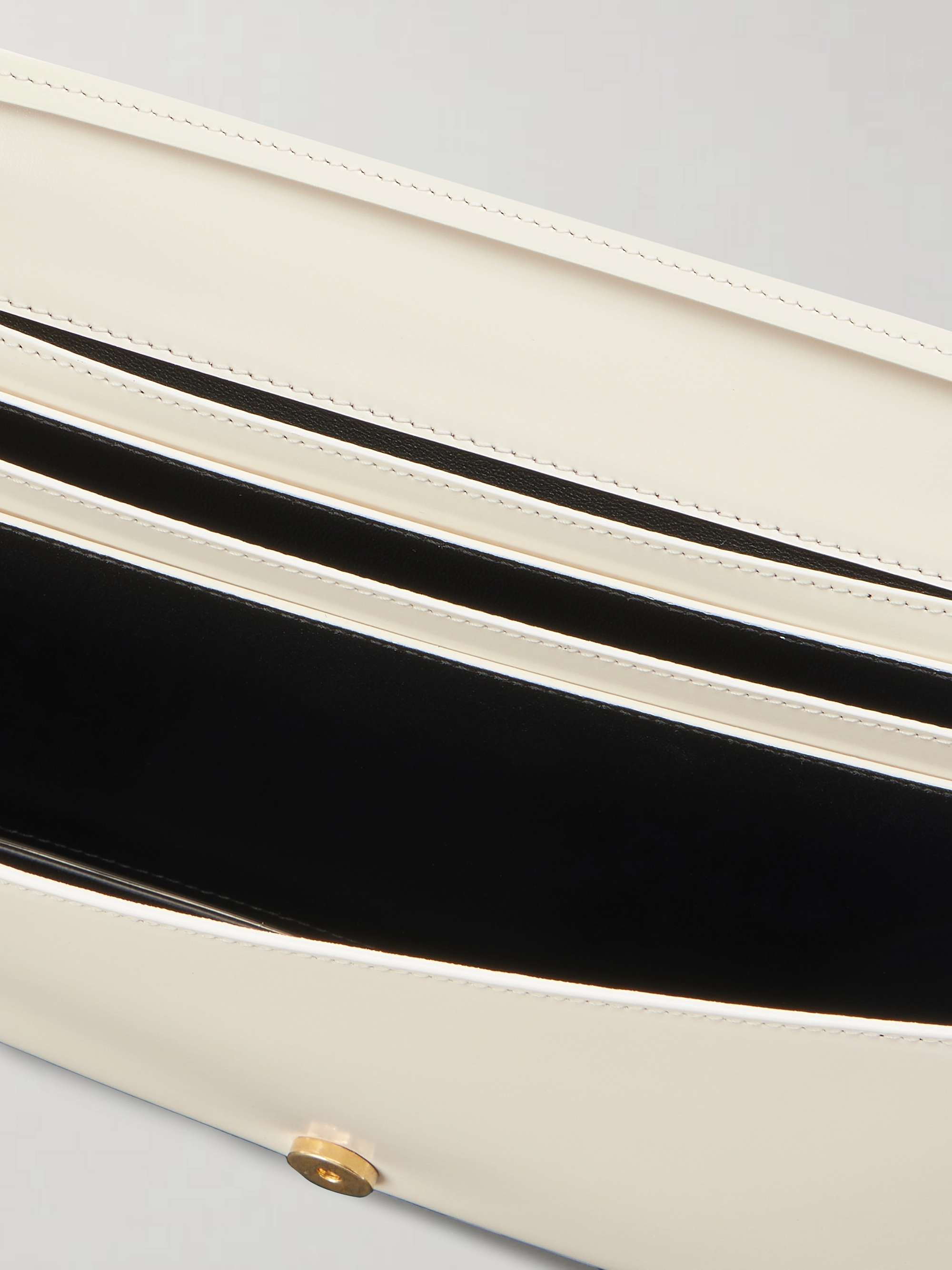 JIL SANDER File medium leather shoulder bag | NET-A-PORTER