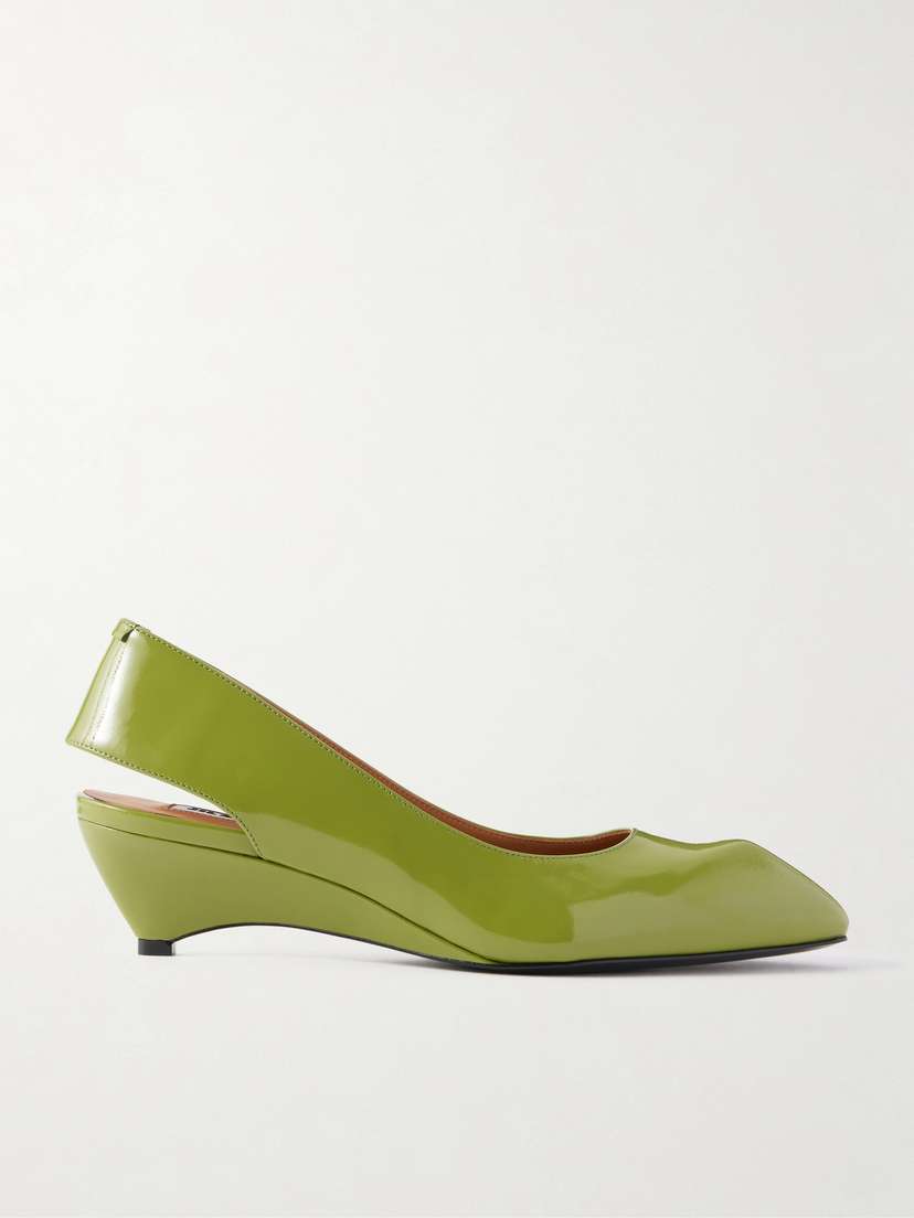 Jil Sander Slingback Leather Pumps