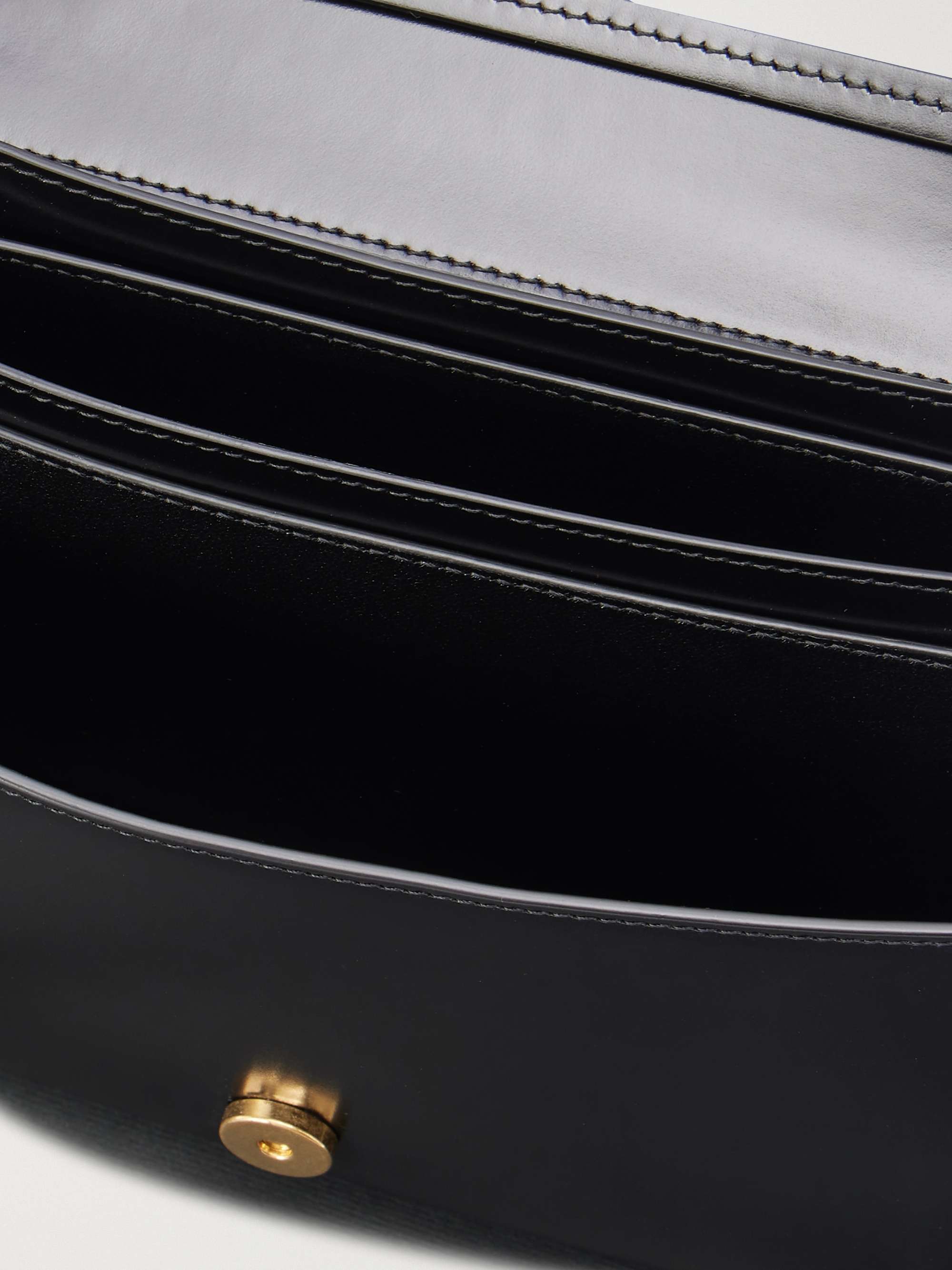 JIL SANDER File small leather shoulder bag | NET-A-PORTER