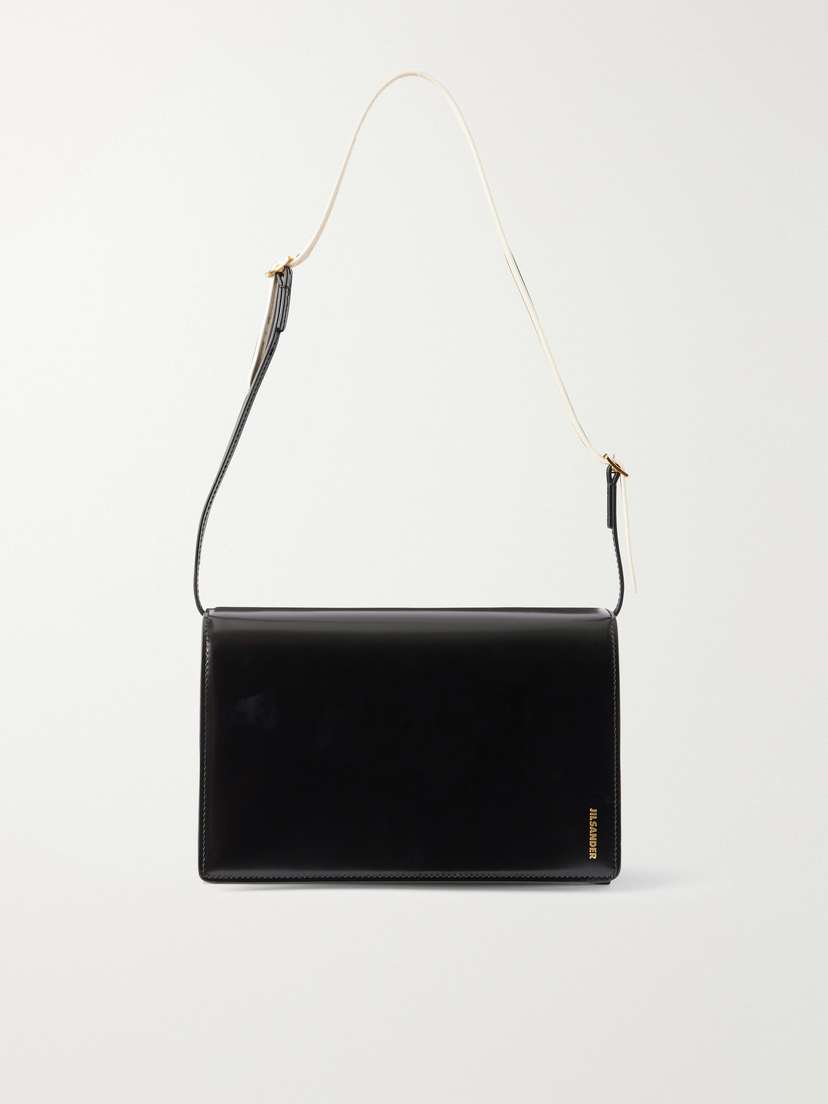 Jil Sander File Small Leather Shoulder Bag