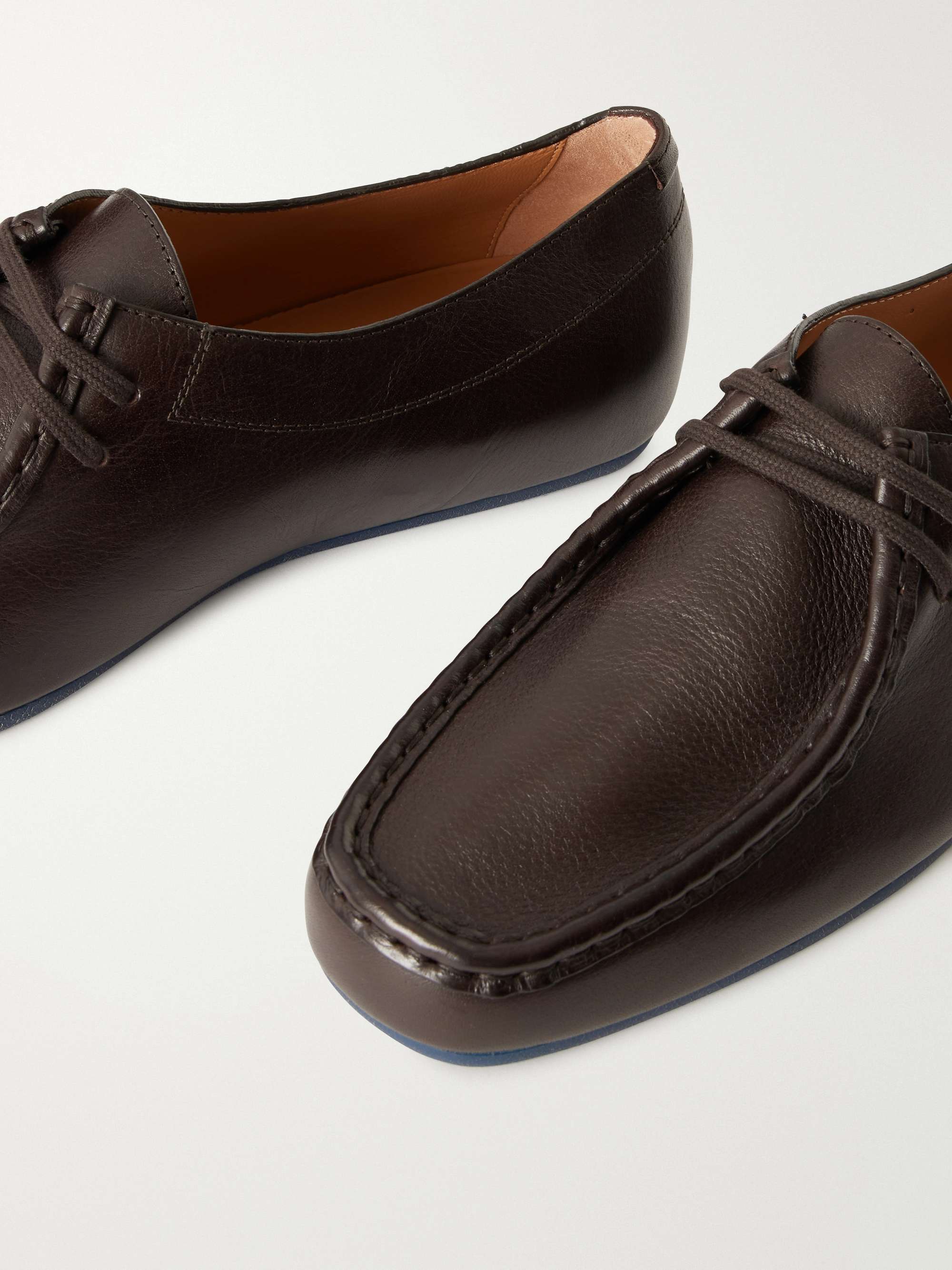 JIL SANDER Leather brogues | NET-A-PORTER