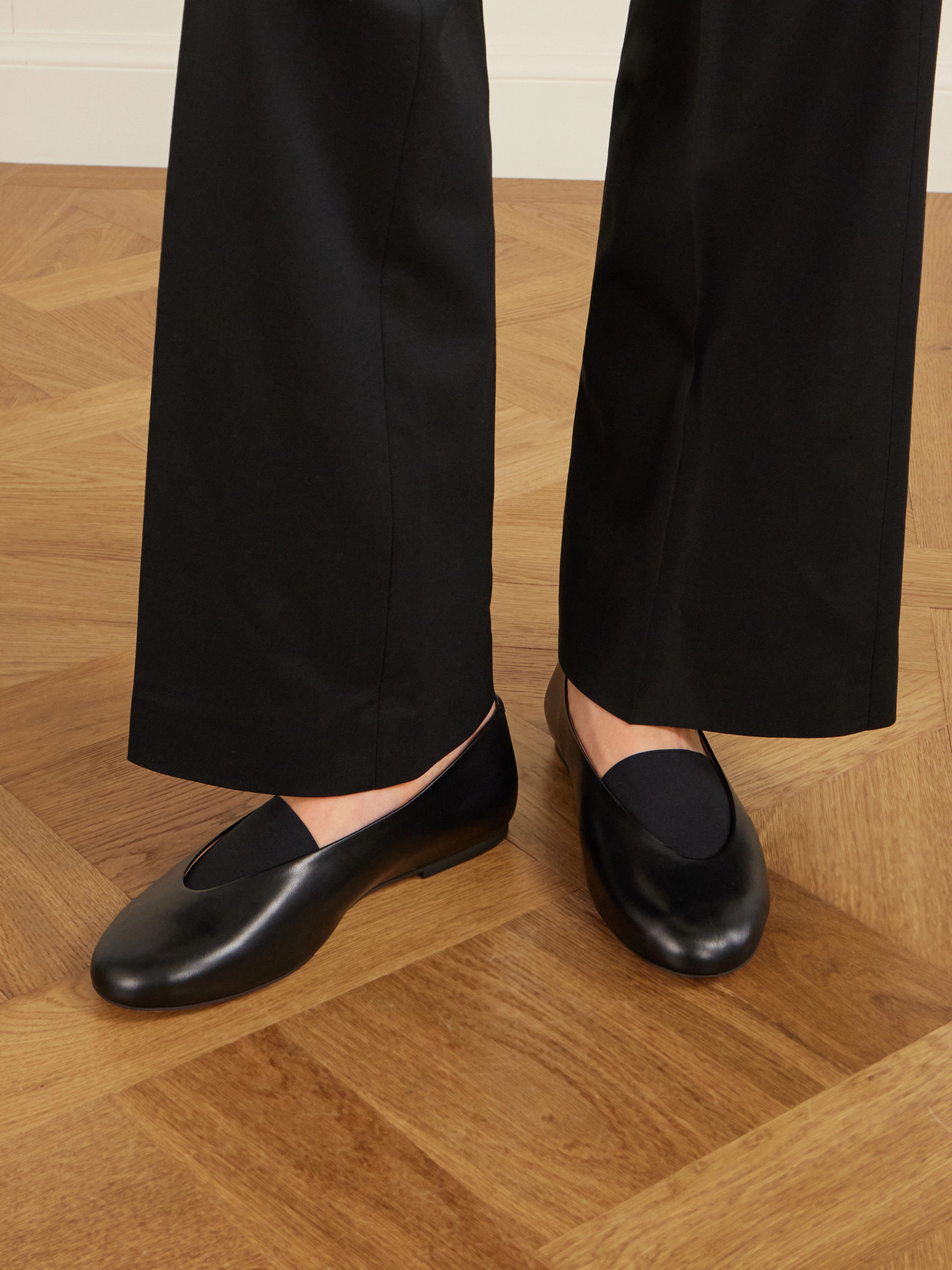Leather Ballet Flats