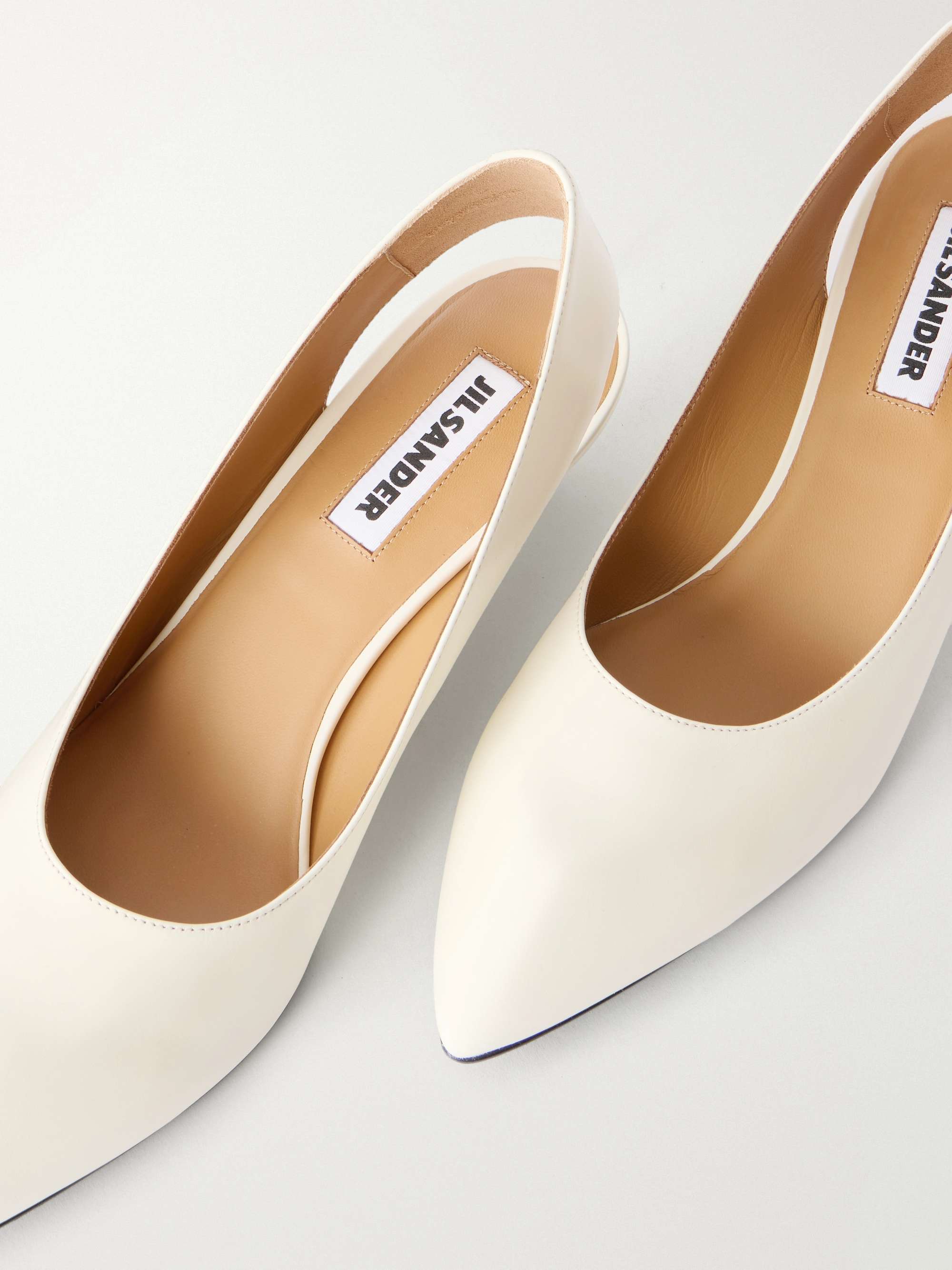 JIL SANDER Leather sandals | NET-A-PORTER