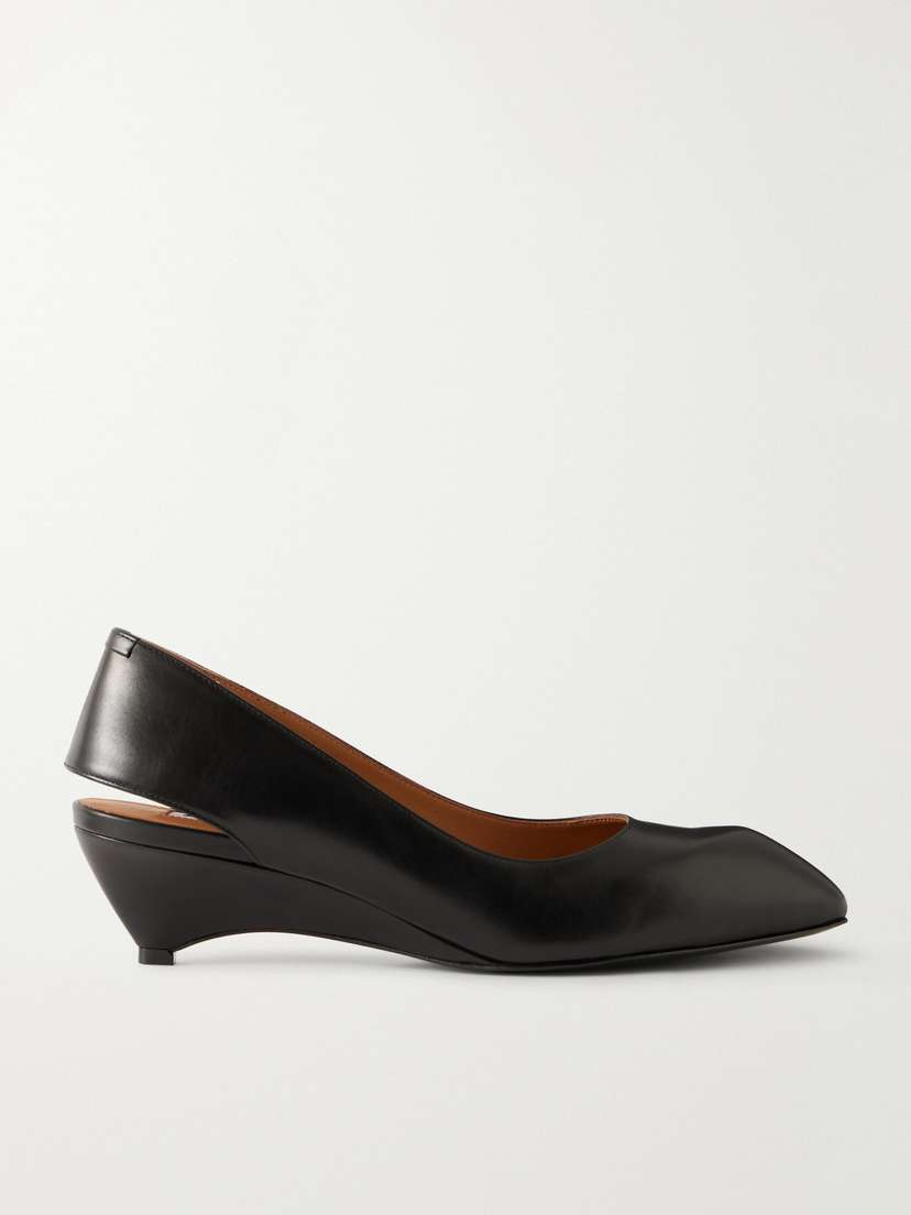 Jil Sander Leather Slingback Pumps