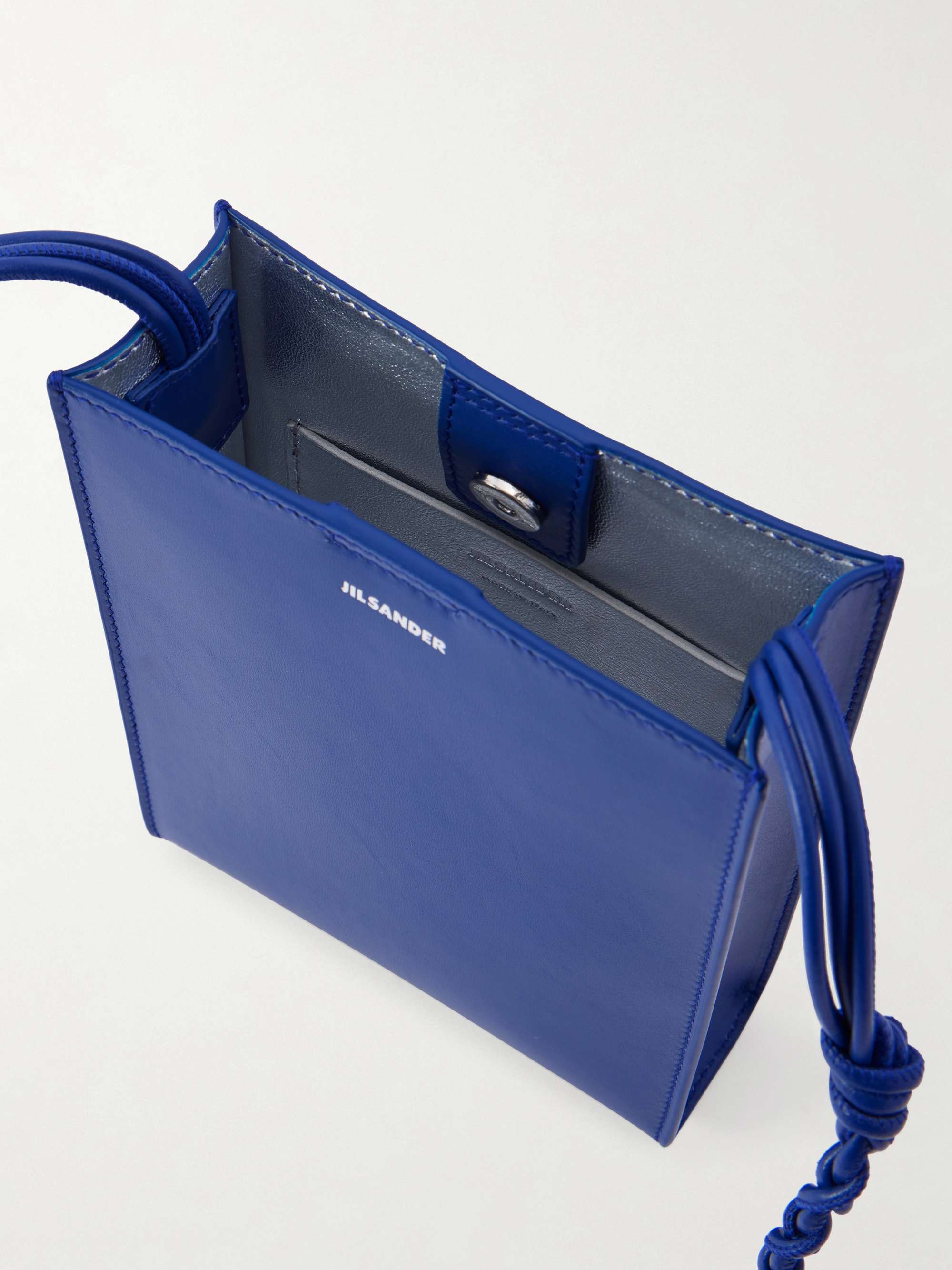 JIL SANDER Tangle leather shoulder bag | NET-A-PORTER