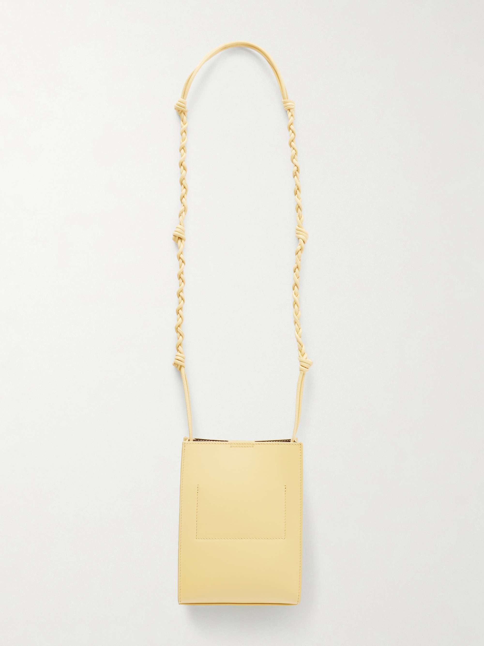 JIL SANDER Tangle leather shoulder bag | NET-A-PORTER