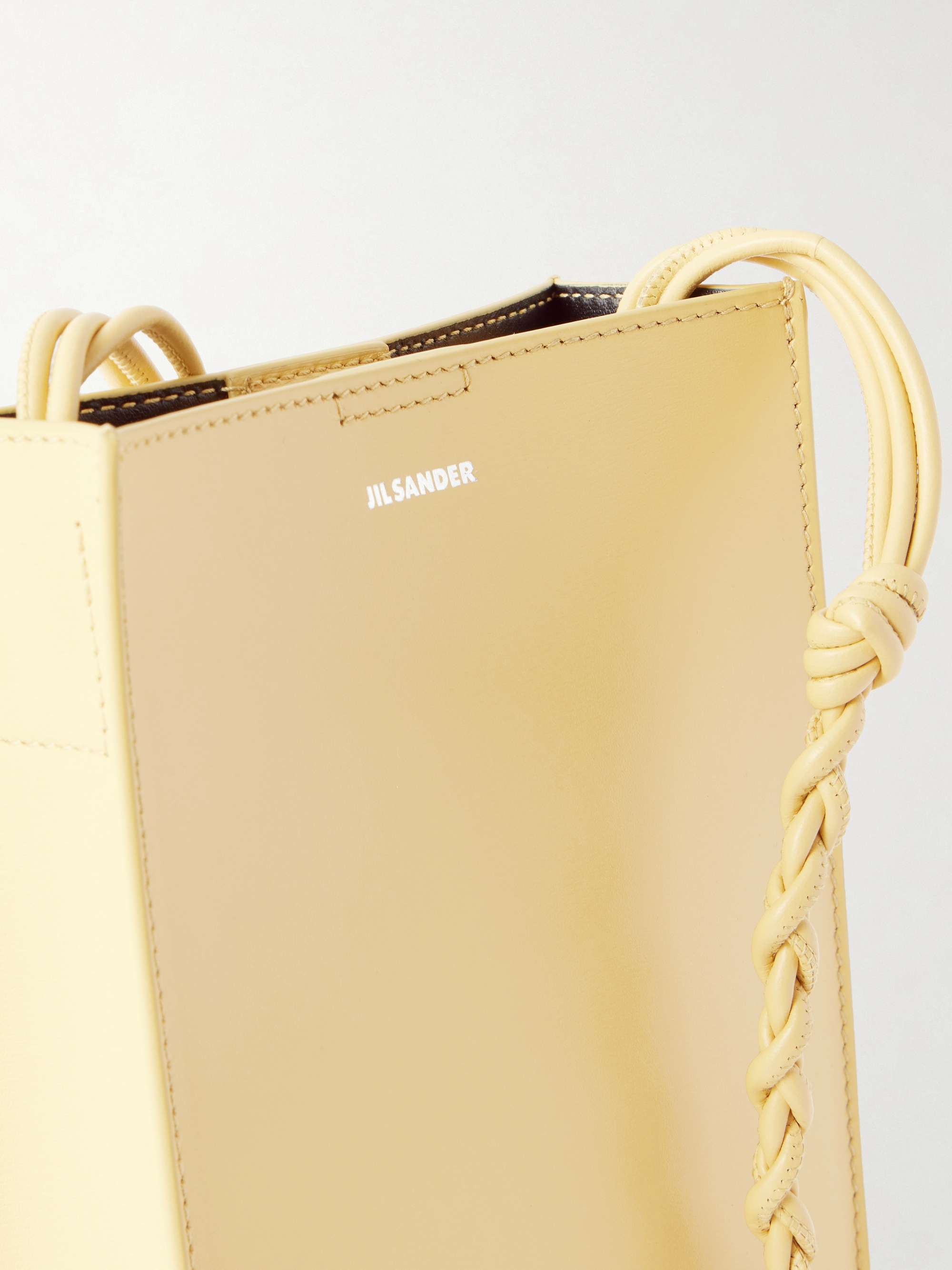 JIL SANDER Tangle leather shoulder bag | NET-A-PORTER