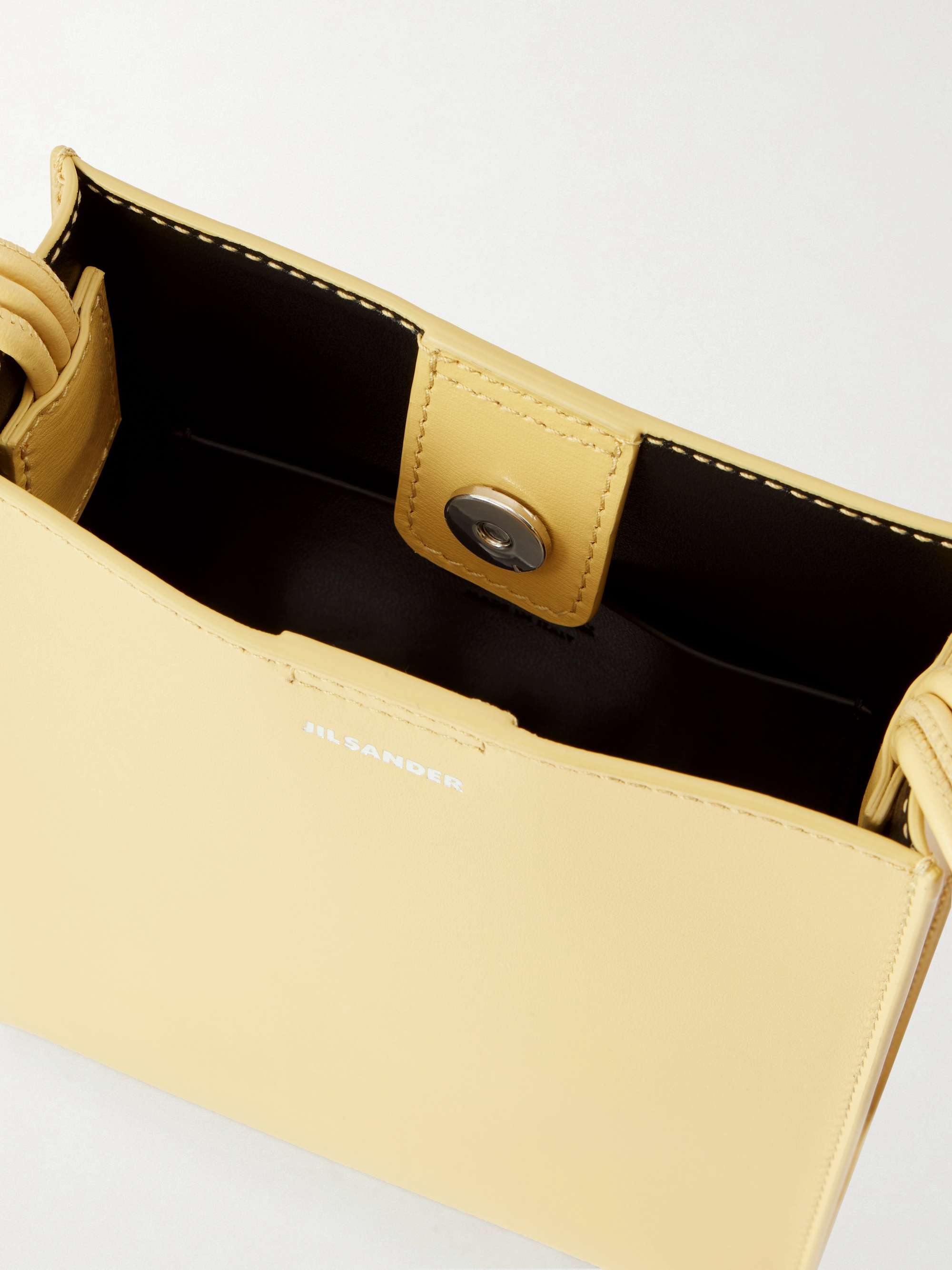 JIL SANDER Tangle leather shoulder bag | NET-A-PORTER
