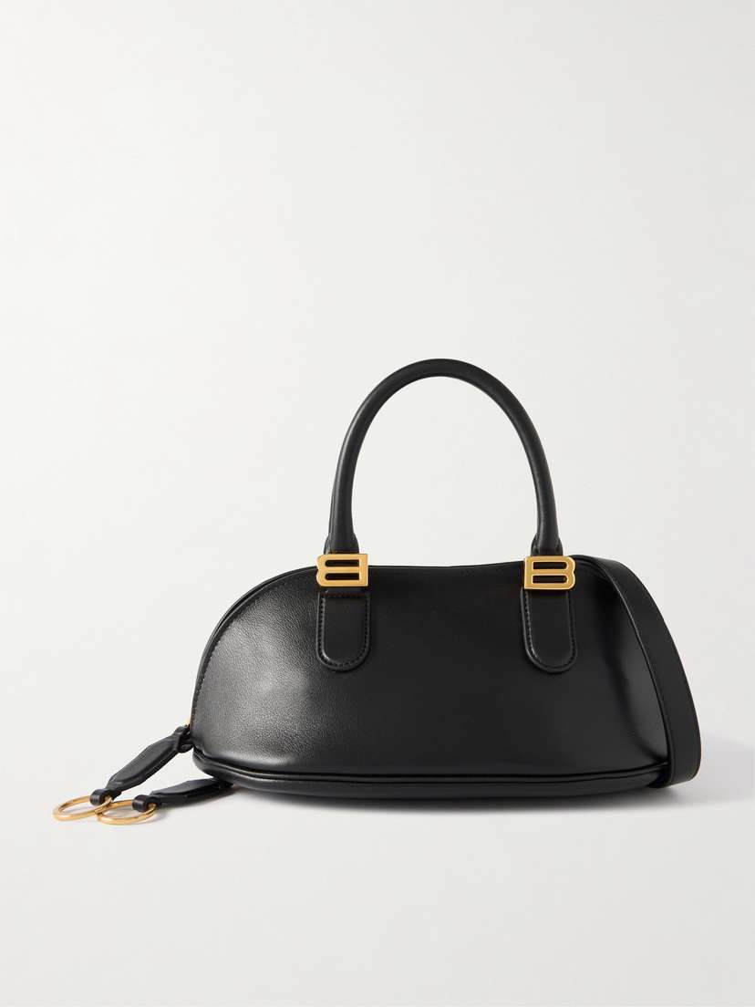 Balenciaga Bolero Embellished Leather Shoulder Bag
