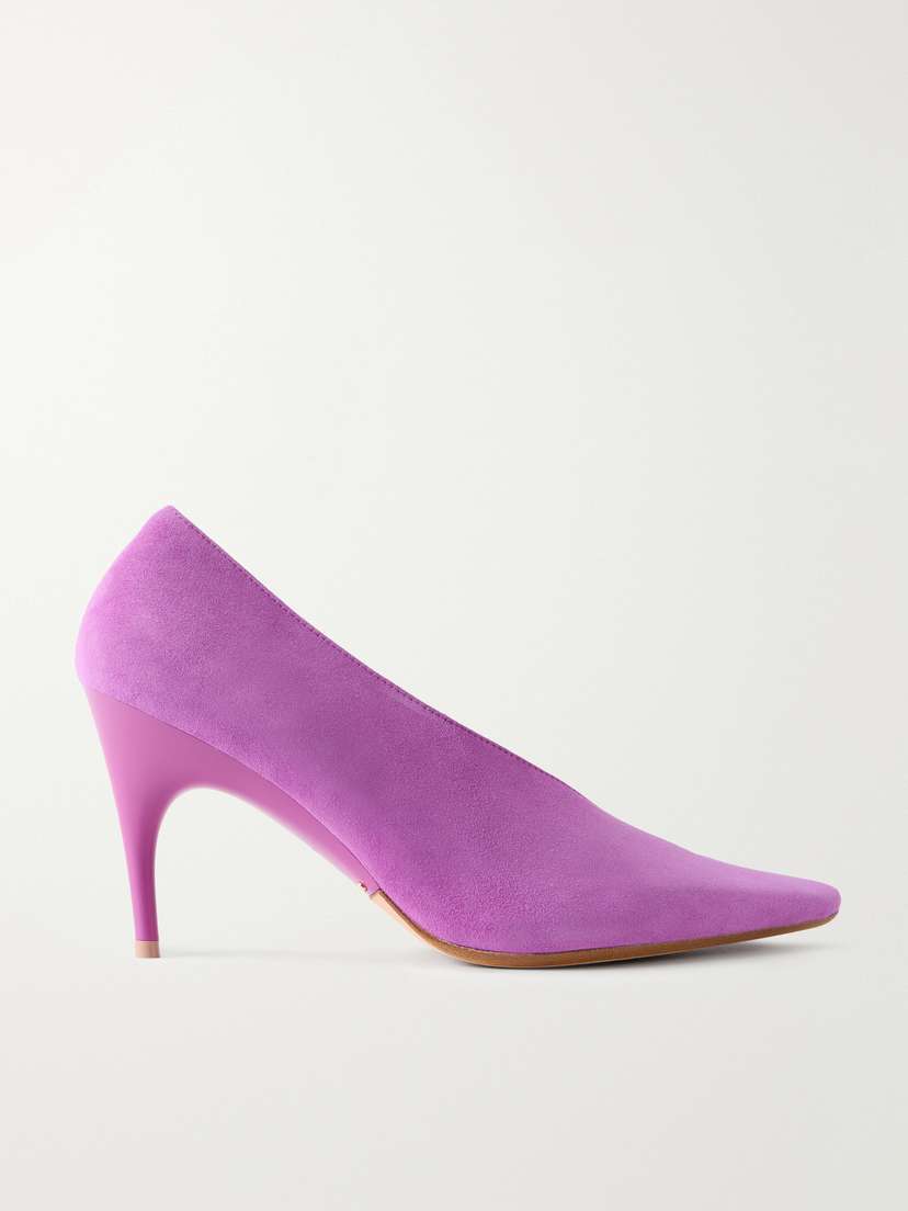 Balenciaga Duchesse Suede Pumps
