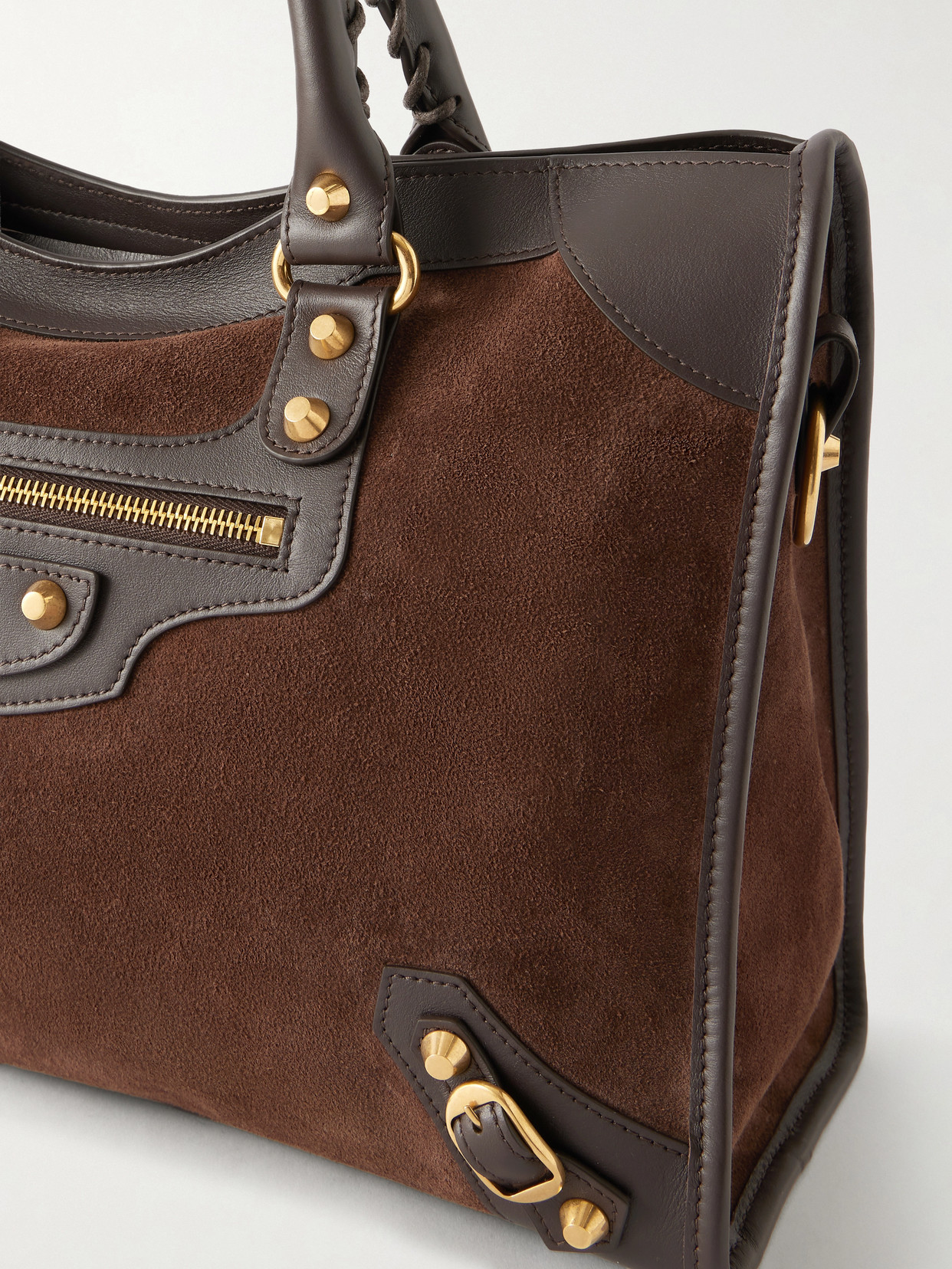 Le City Studded Shoulder Bag