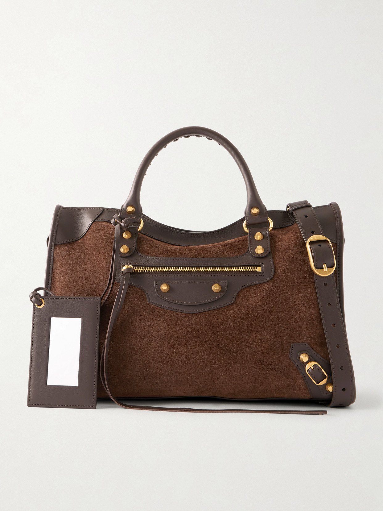 Le City Studded Shoulder Bag