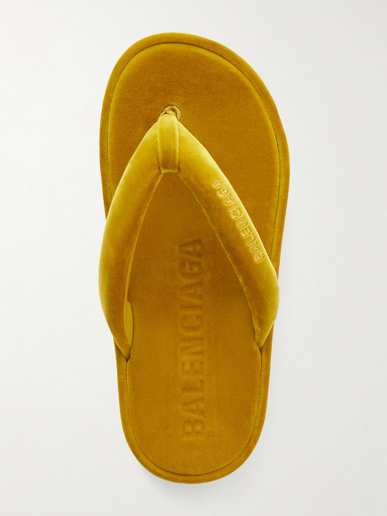 Jet Lag Thong Velvet Sandals