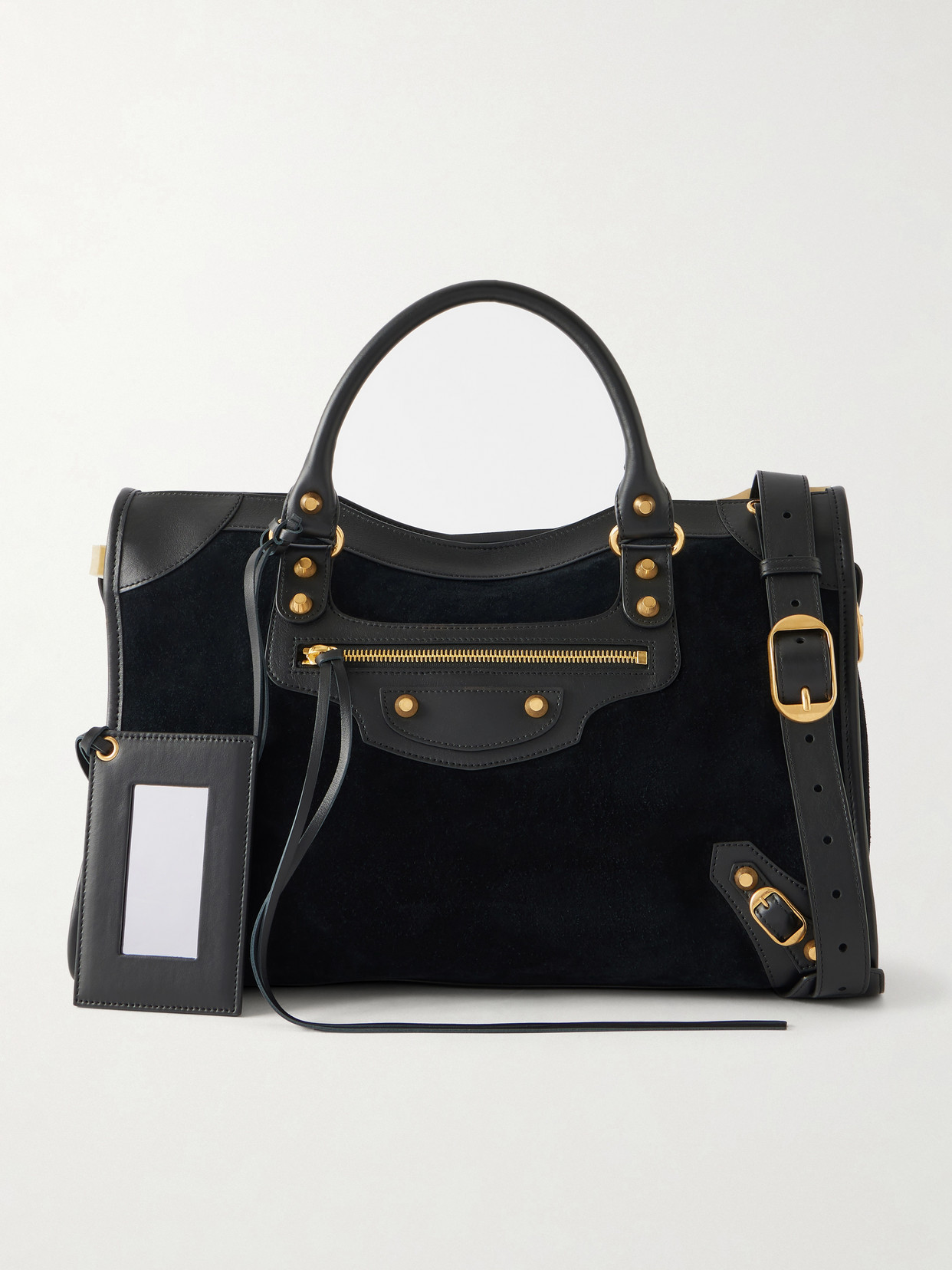 Le City Studded Shoulder Bag