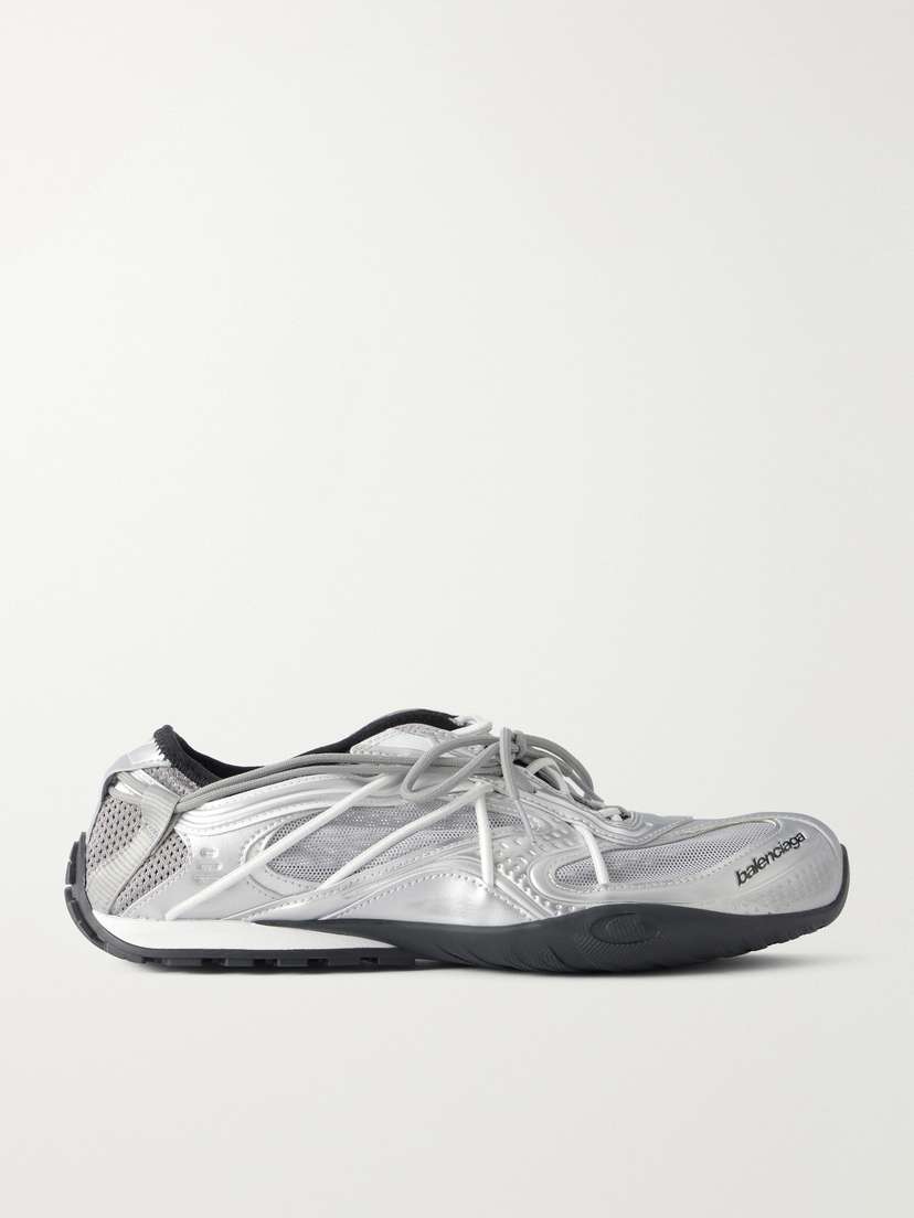 Balenciaga Radar Rubber-trimmed Slip-on Sneakers