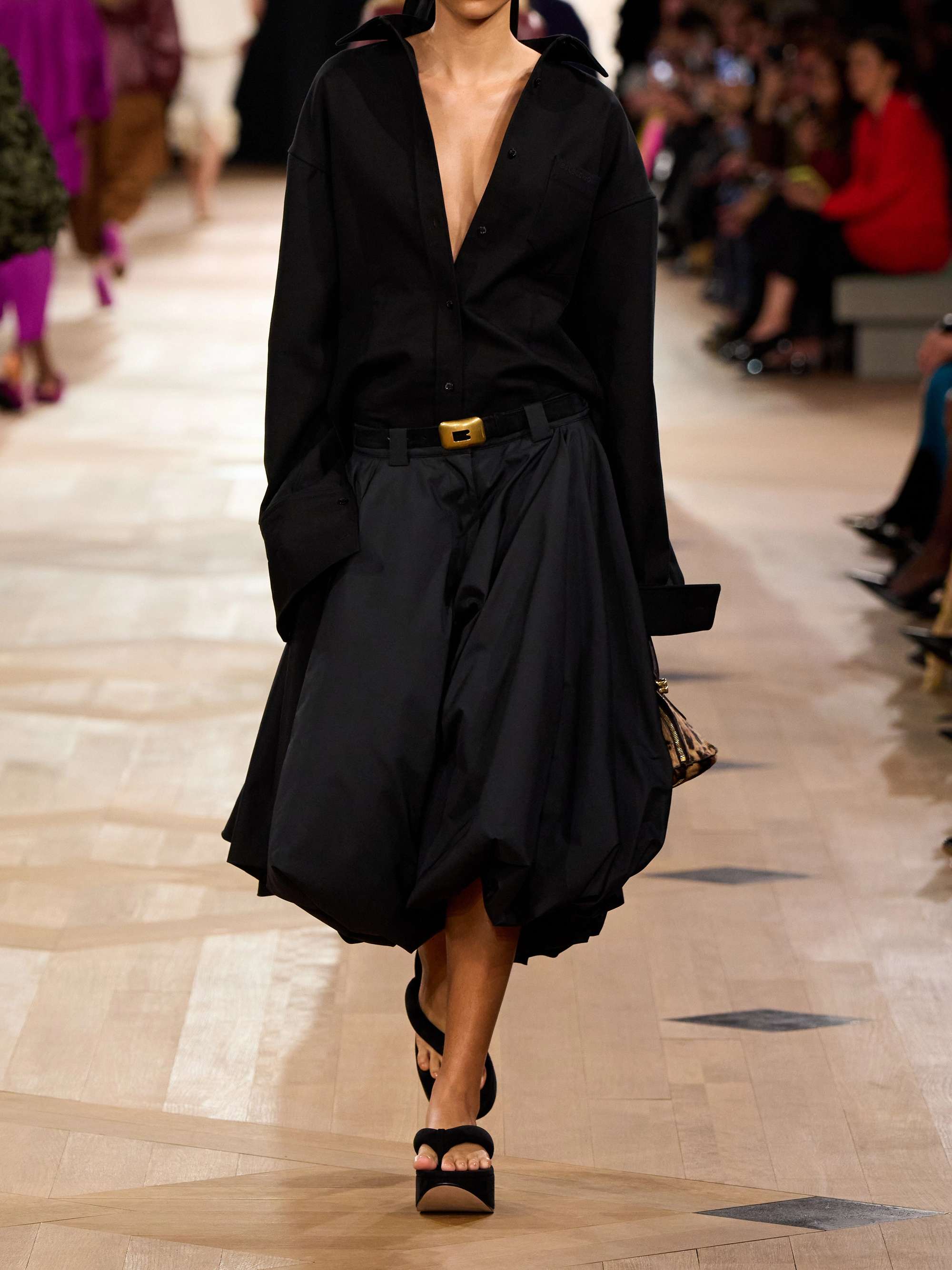 BALENCIAGA Pleated satin shorts | NET-A-PORTER