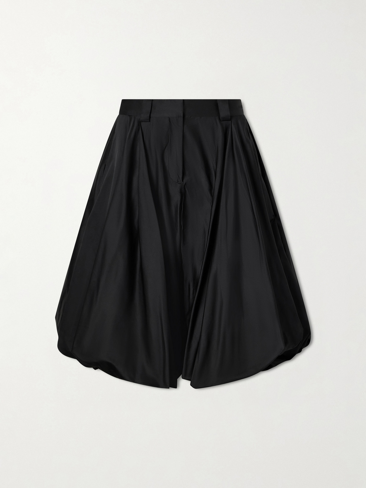 Balenciaga - Pleated Satin Shorts - Black