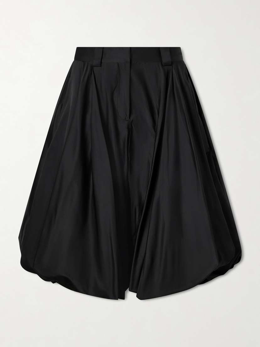 Balenciaga Pleated Satin Shorts